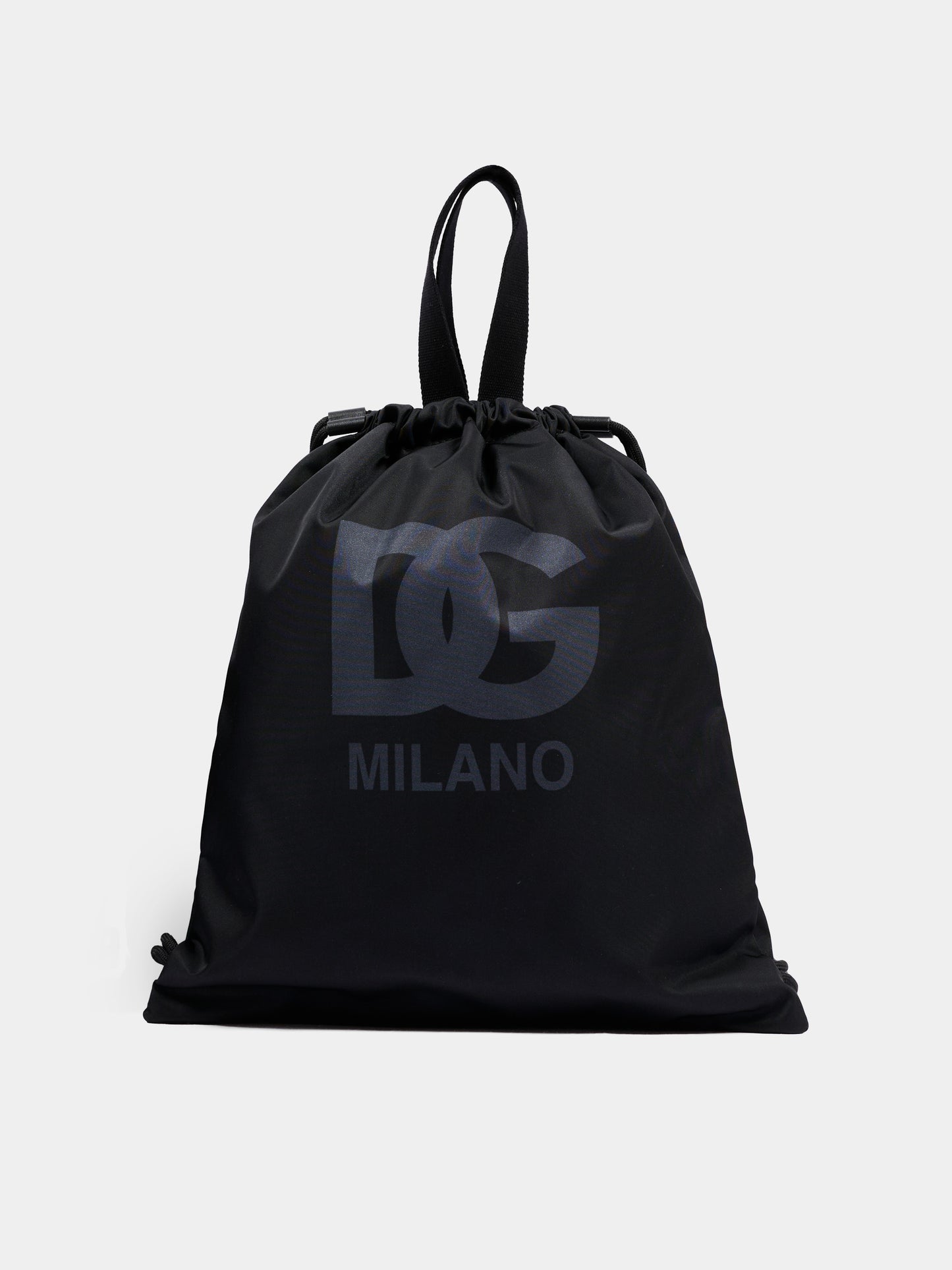 Zaino nero per bambini con logo,Dolce & Gabbana Kids,EM0150 AZ589 HN5ZL