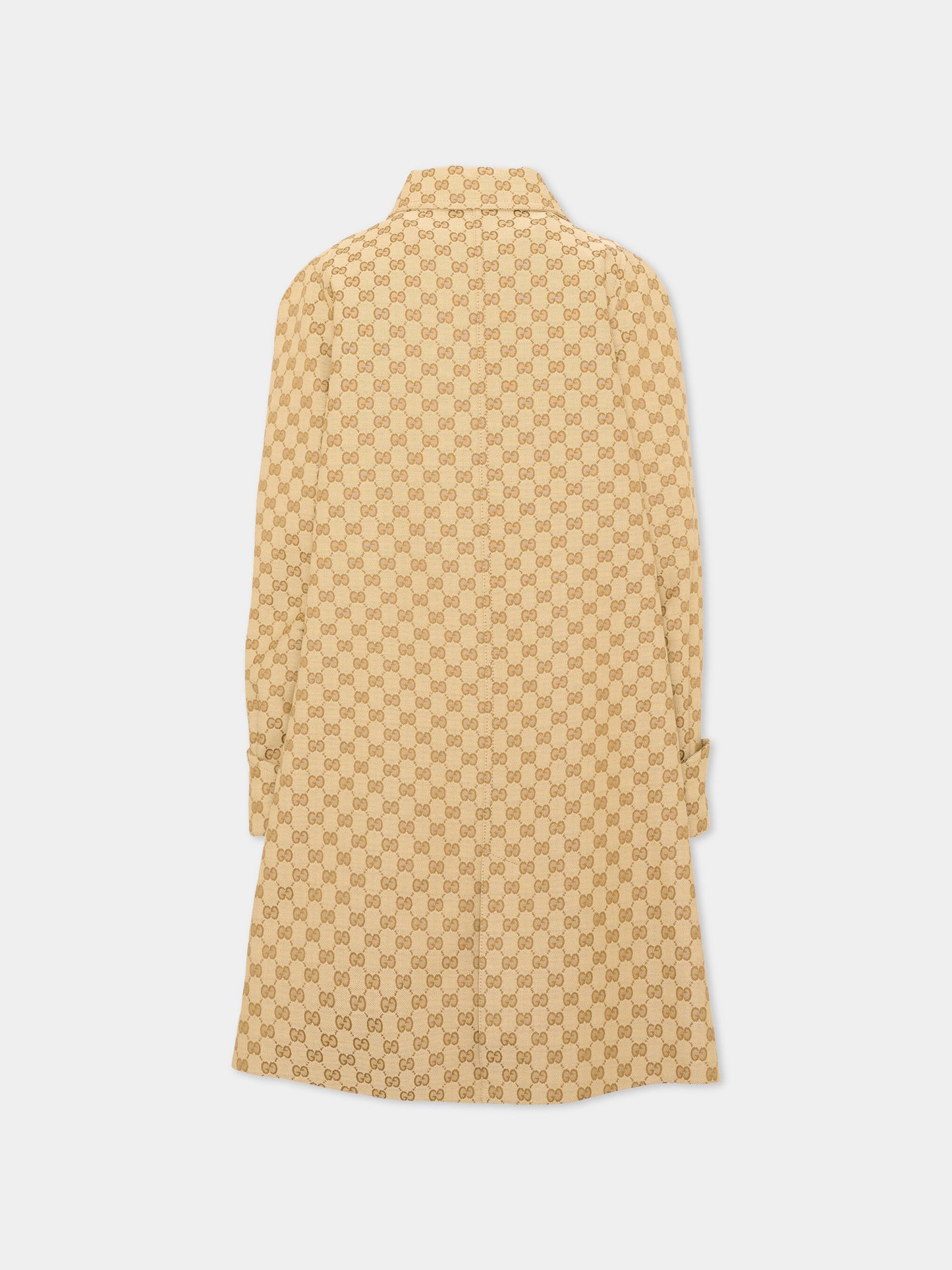 Cappotto beige per bambina GG