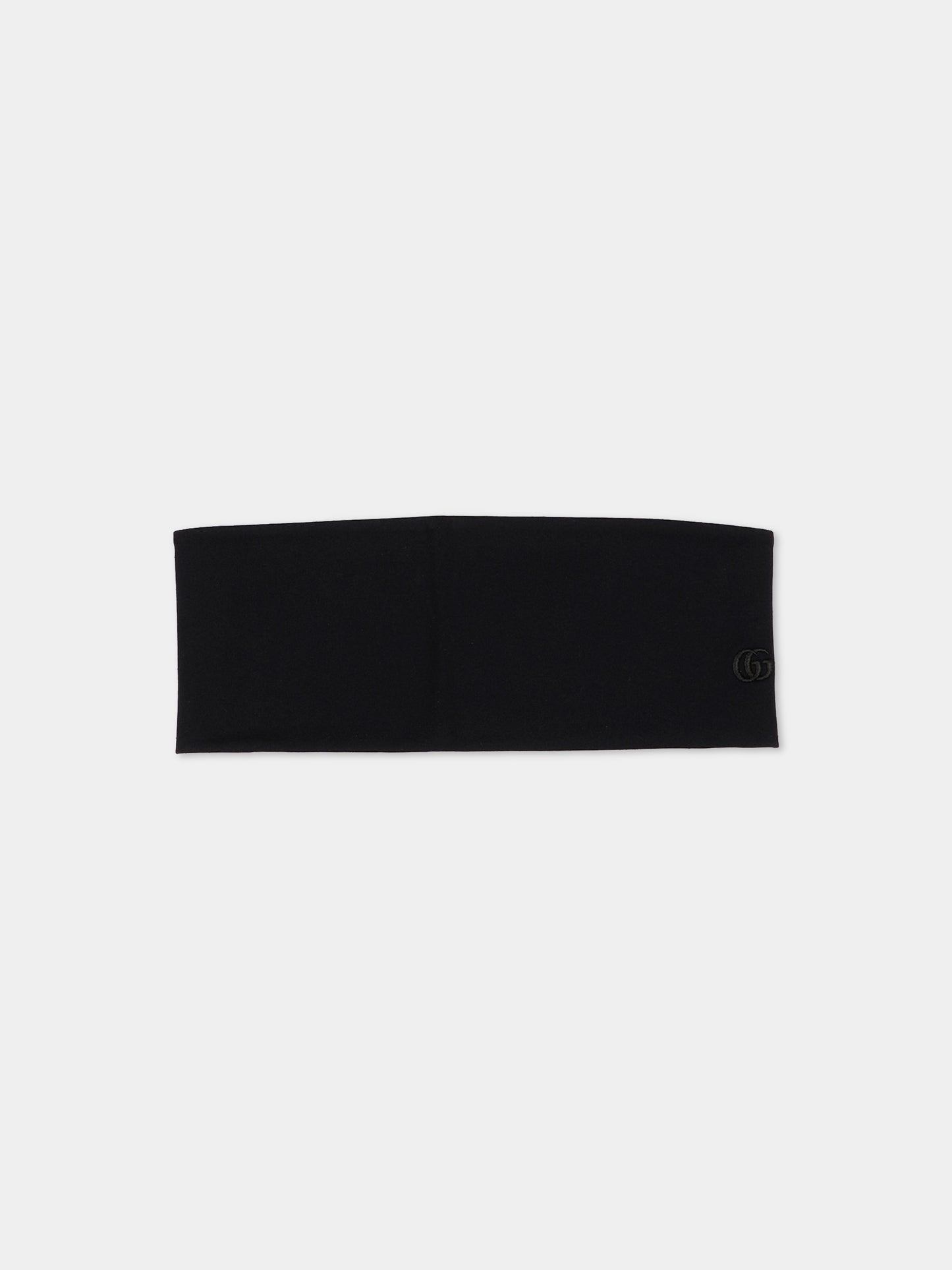 Fasce nera per bambina logo,Gucci Kids,868200 4KADC 1000