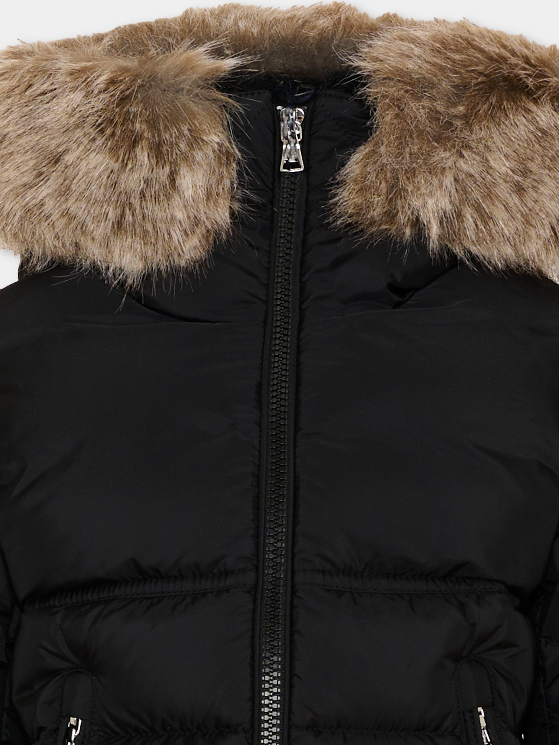 Piumini nero New Byronf per bambini con logo,Moncler Kids,L2954 1A00053 53A5E 999