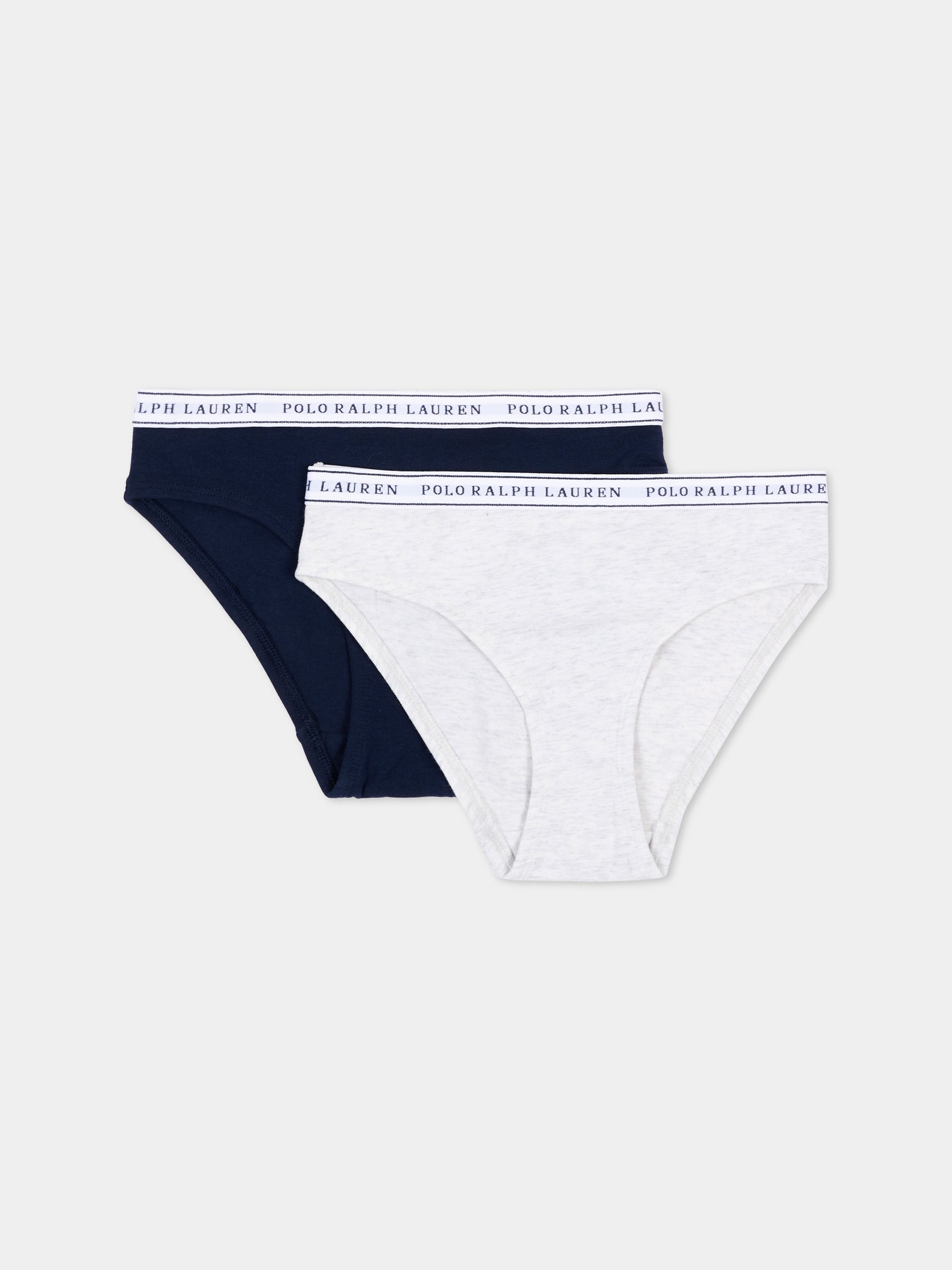 Slip multicolor per bambina con logo,Ralph Lauren Kids,4P5039 BK9
