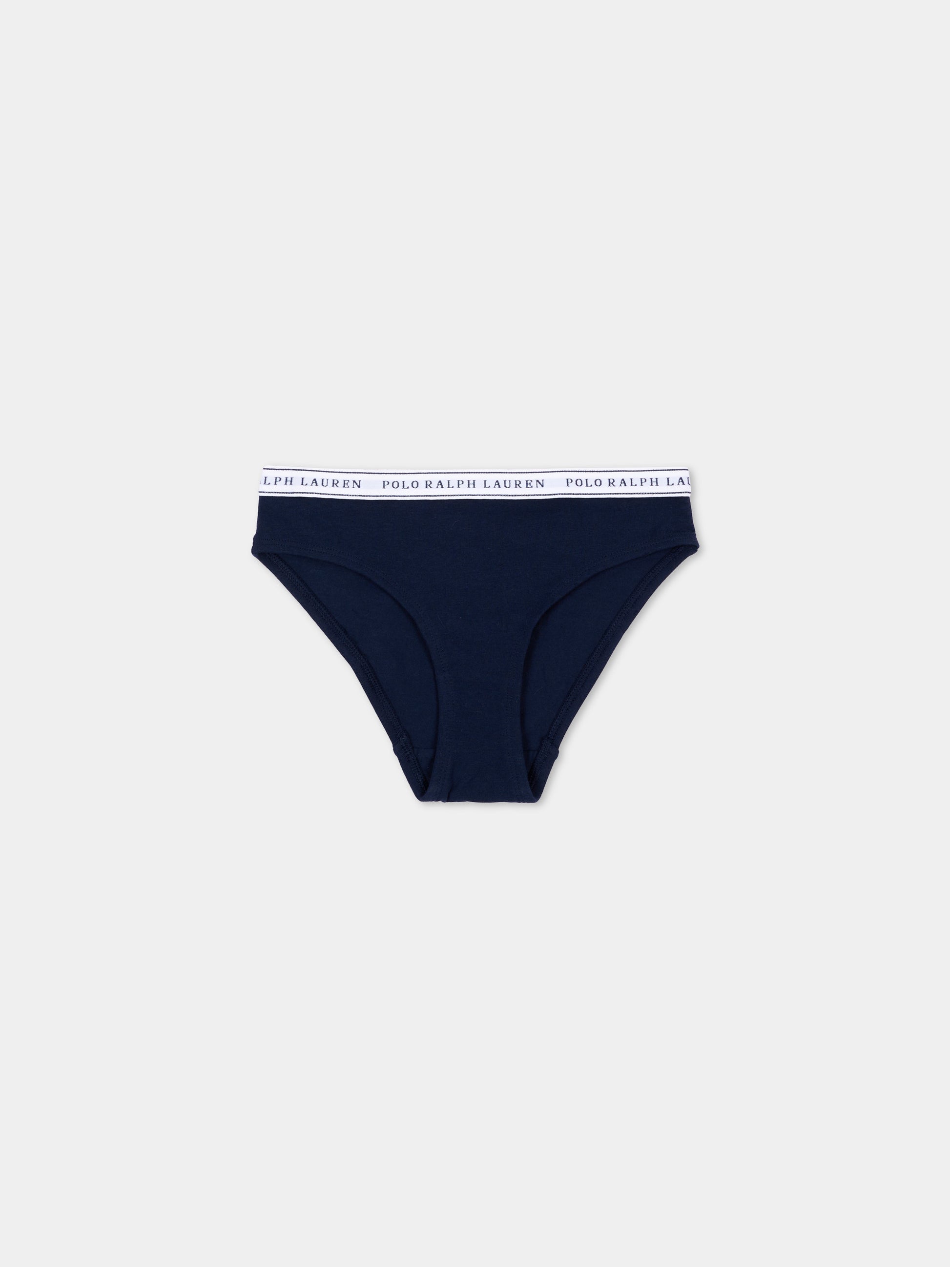 Slip multicolor per bambina con logo,Ralph Lauren Kids,4P5039 BK9