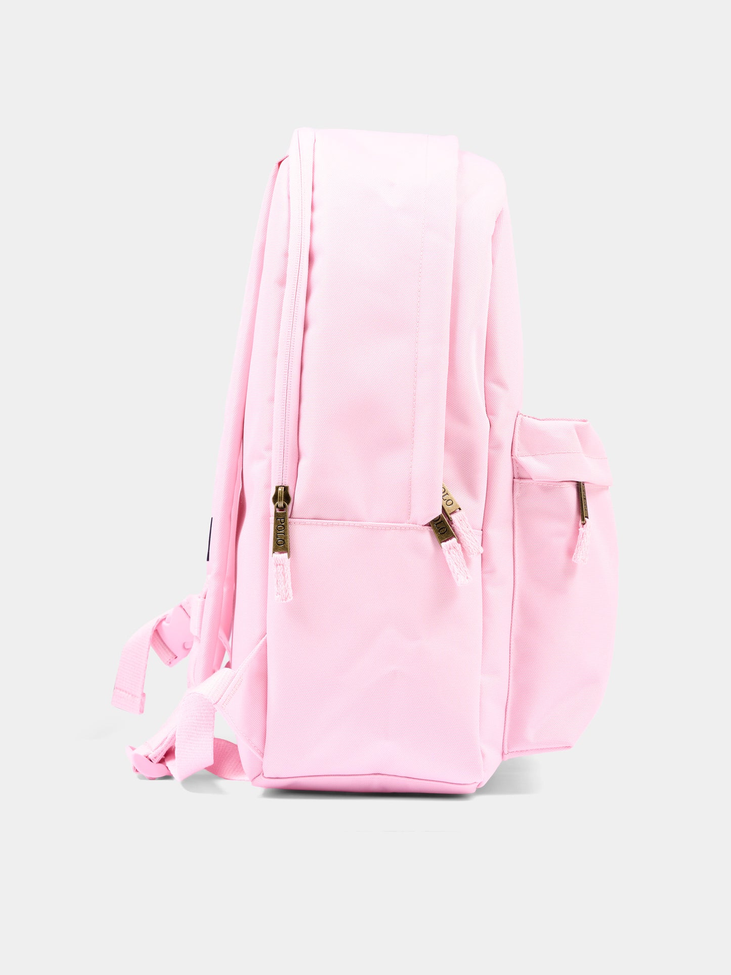 Zaino rosa con Polo Bear,Ralph Lauren Kids,9AR149 AP7