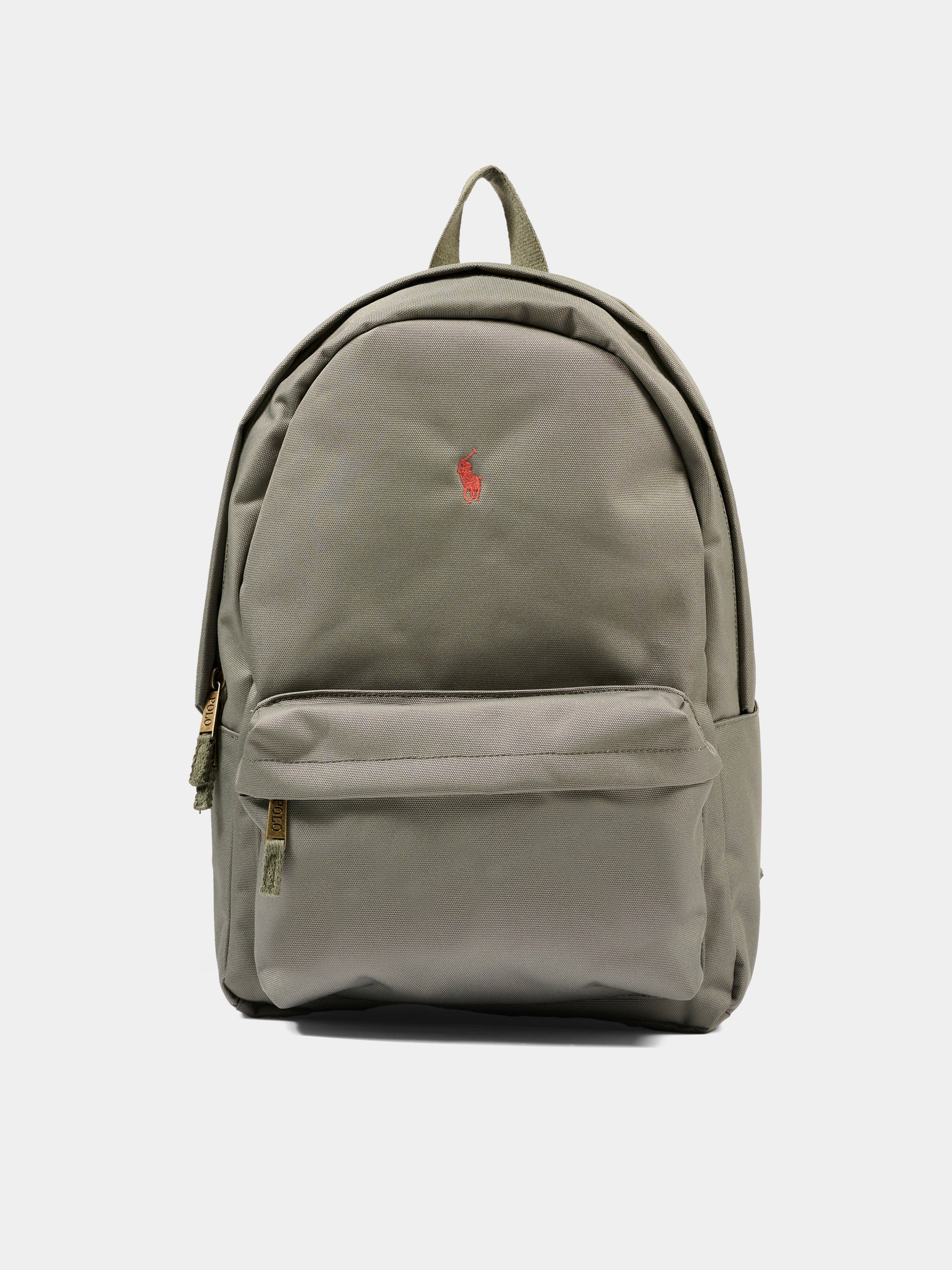 Zaino verde con Pony ricamato,Ralph Lauren Kids,9AR151 FFF