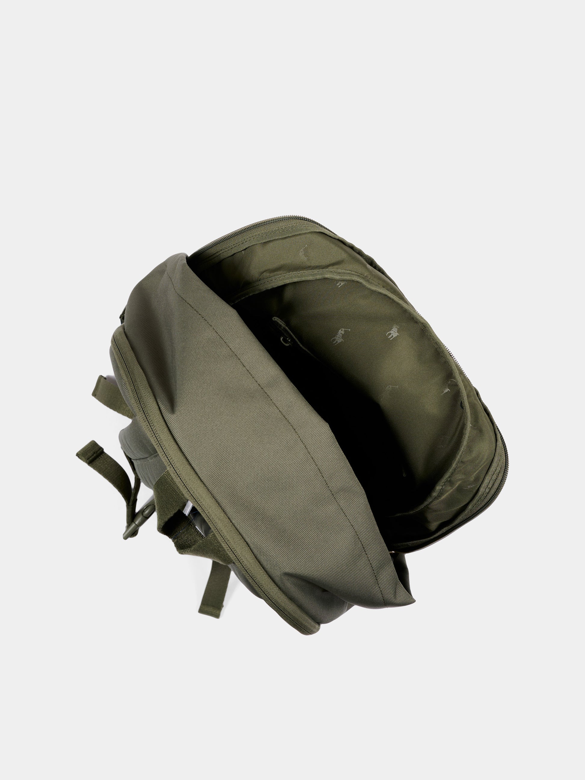 Zaino verde con Pony ricamato,Ralph Lauren Kids,9AR151 FFF