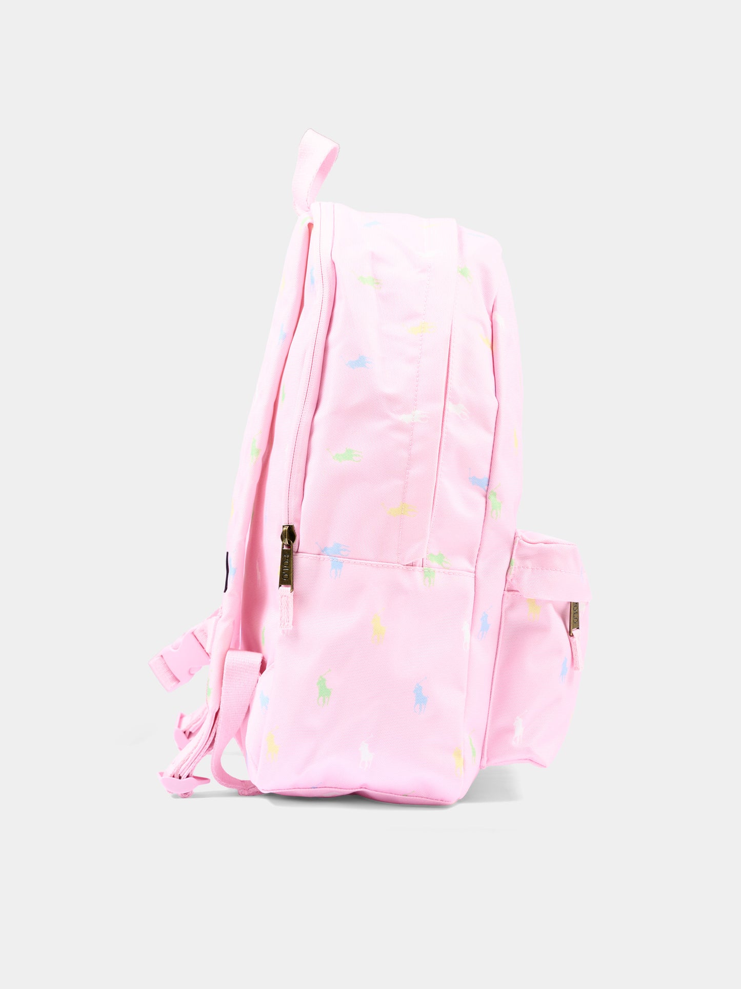 Zaino rosa per bambina con Pony,Ralph Lauren Kids,9AR153 ADG