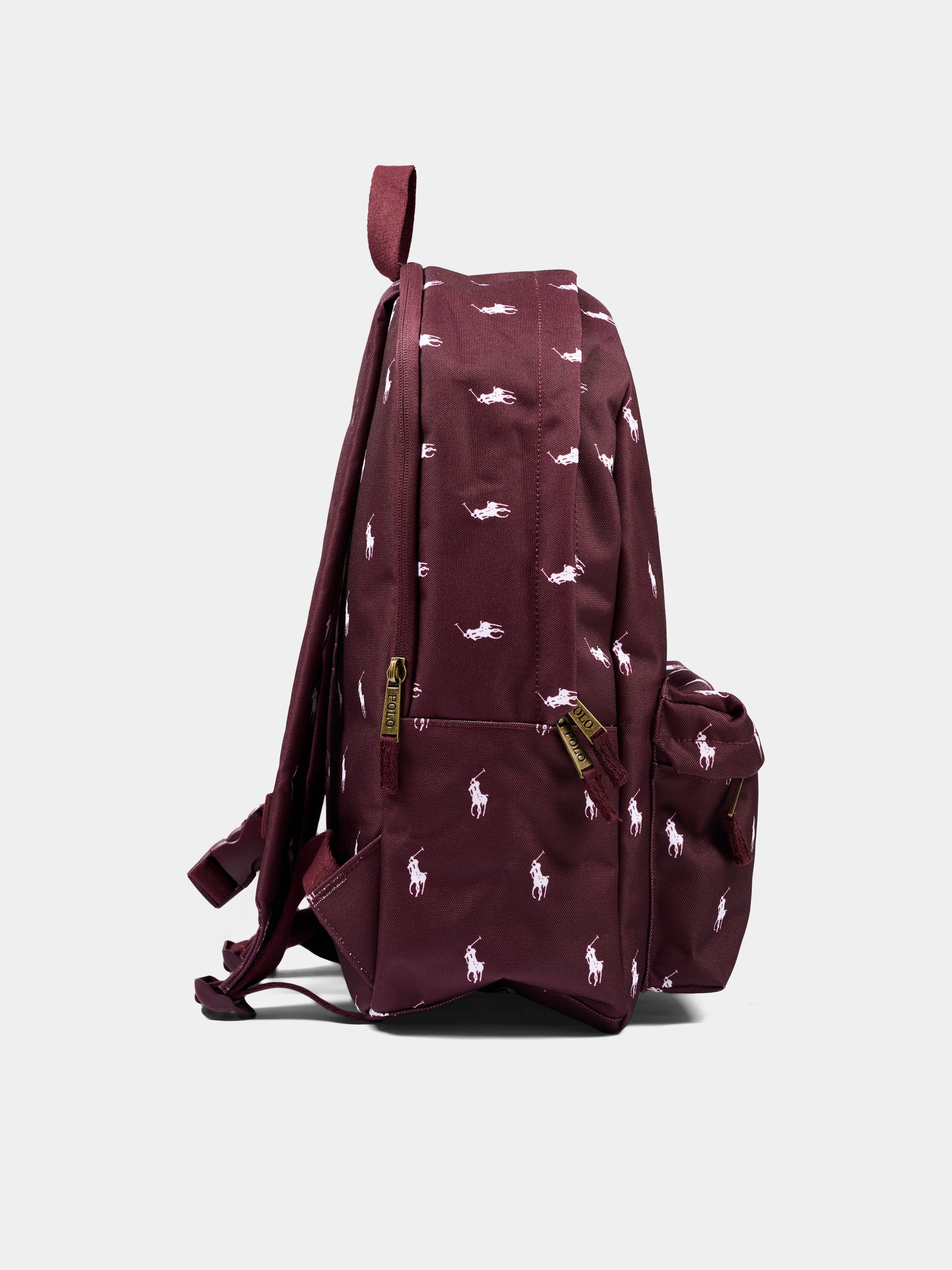 Zaino marrone per bambina con Pony,Ralph Lauren Kids,9AR153 R4S