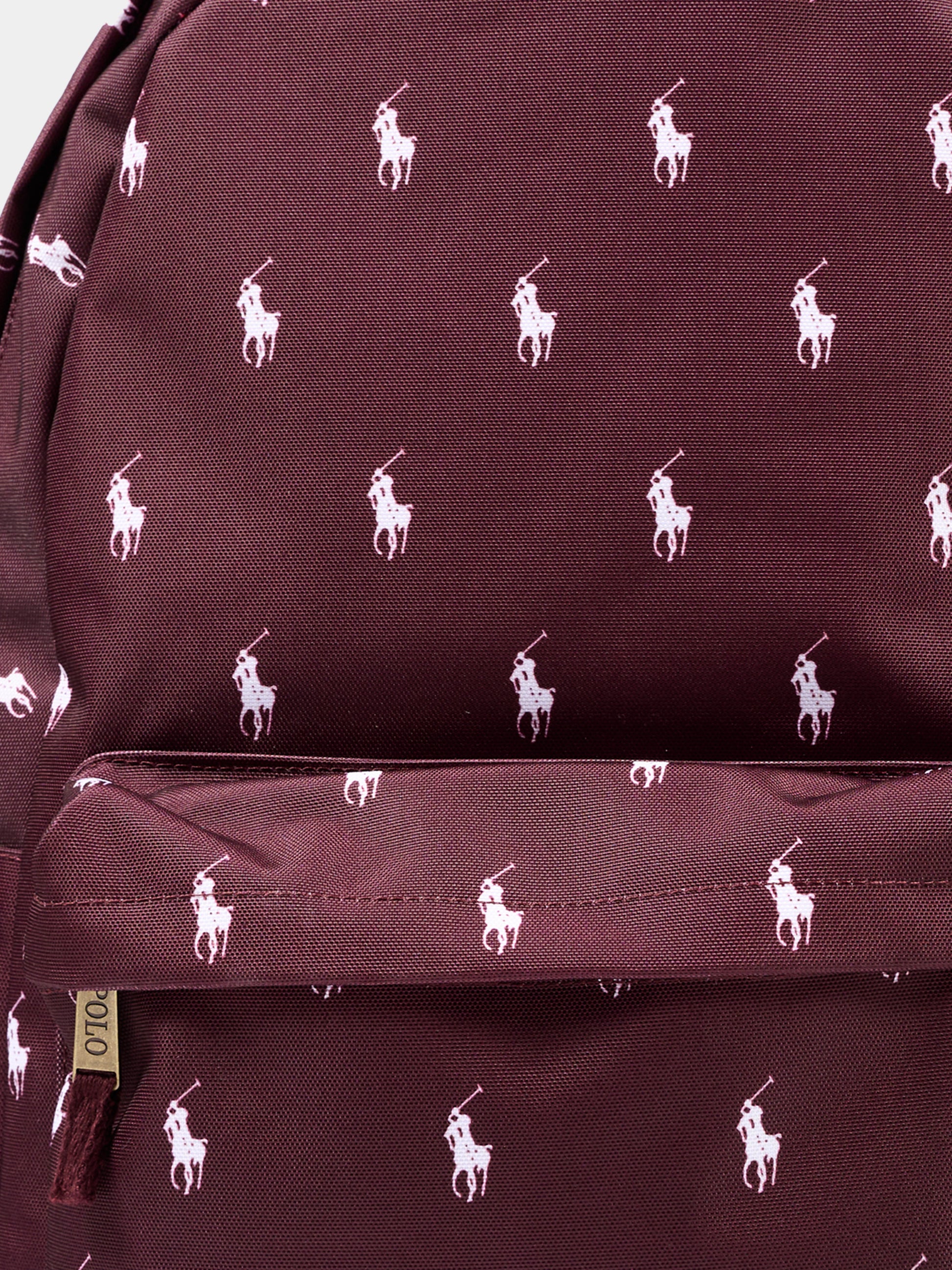 Zaino marrone per bambina con Pony,Ralph Lauren Kids,9AR153 R4S