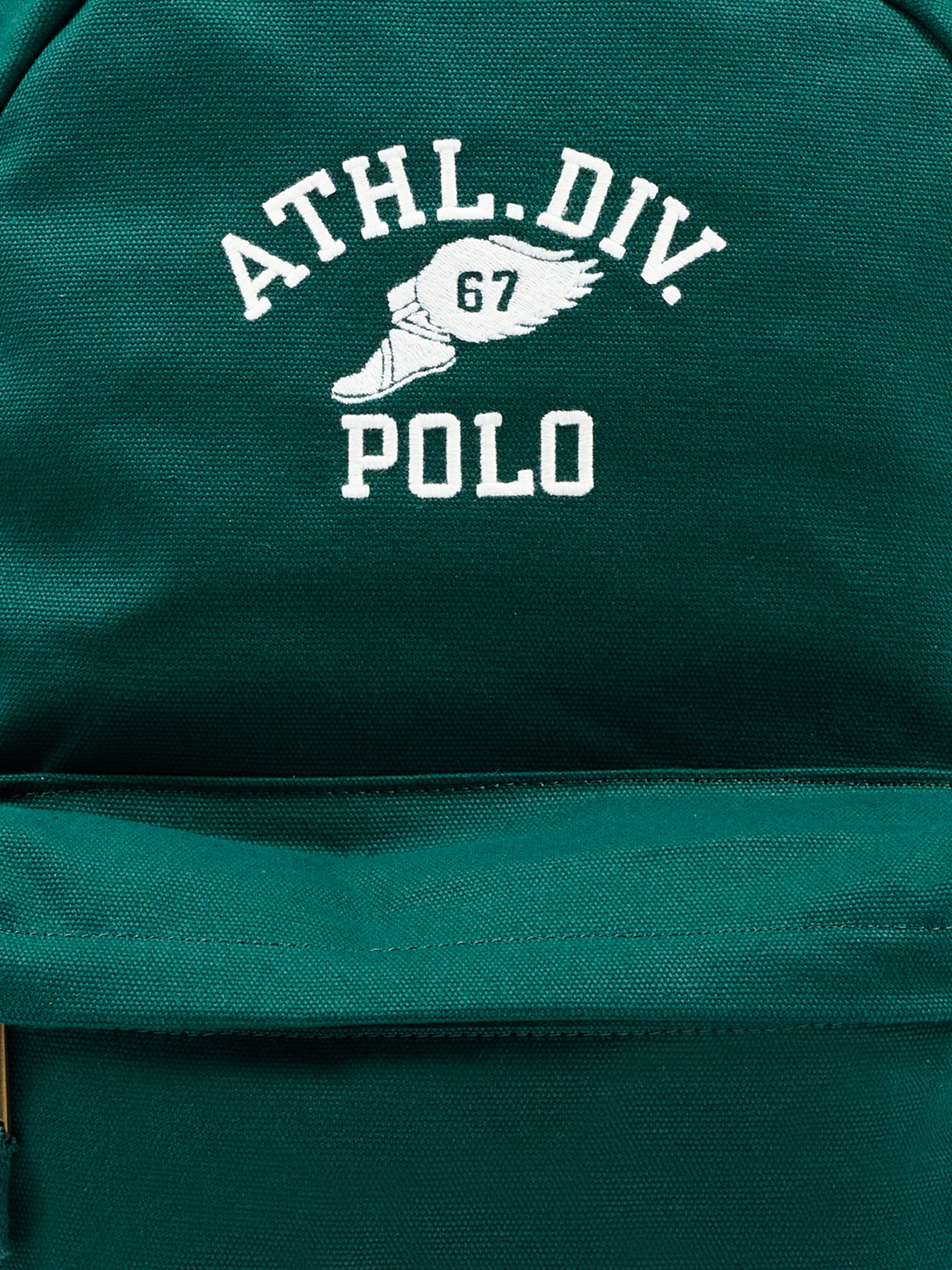 Zaino verde per bambino con ricamo,Ralph Lauren Kids,9AR195 F9K