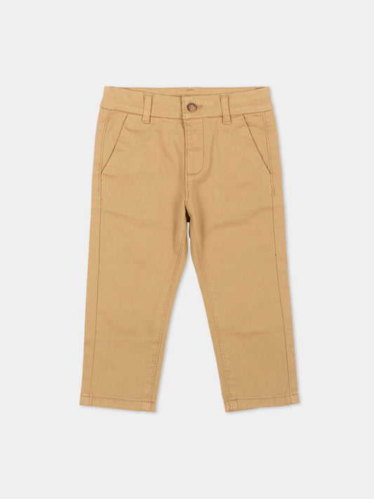Pantaloni casual beige per neonato,Mayoral,521 035