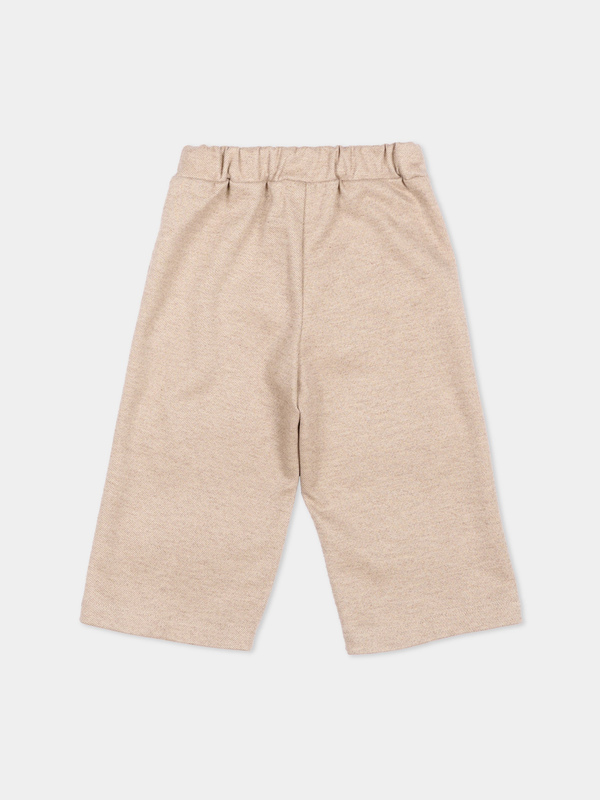 Pantaloni casual beige per neonata,Mayoral,2555 026