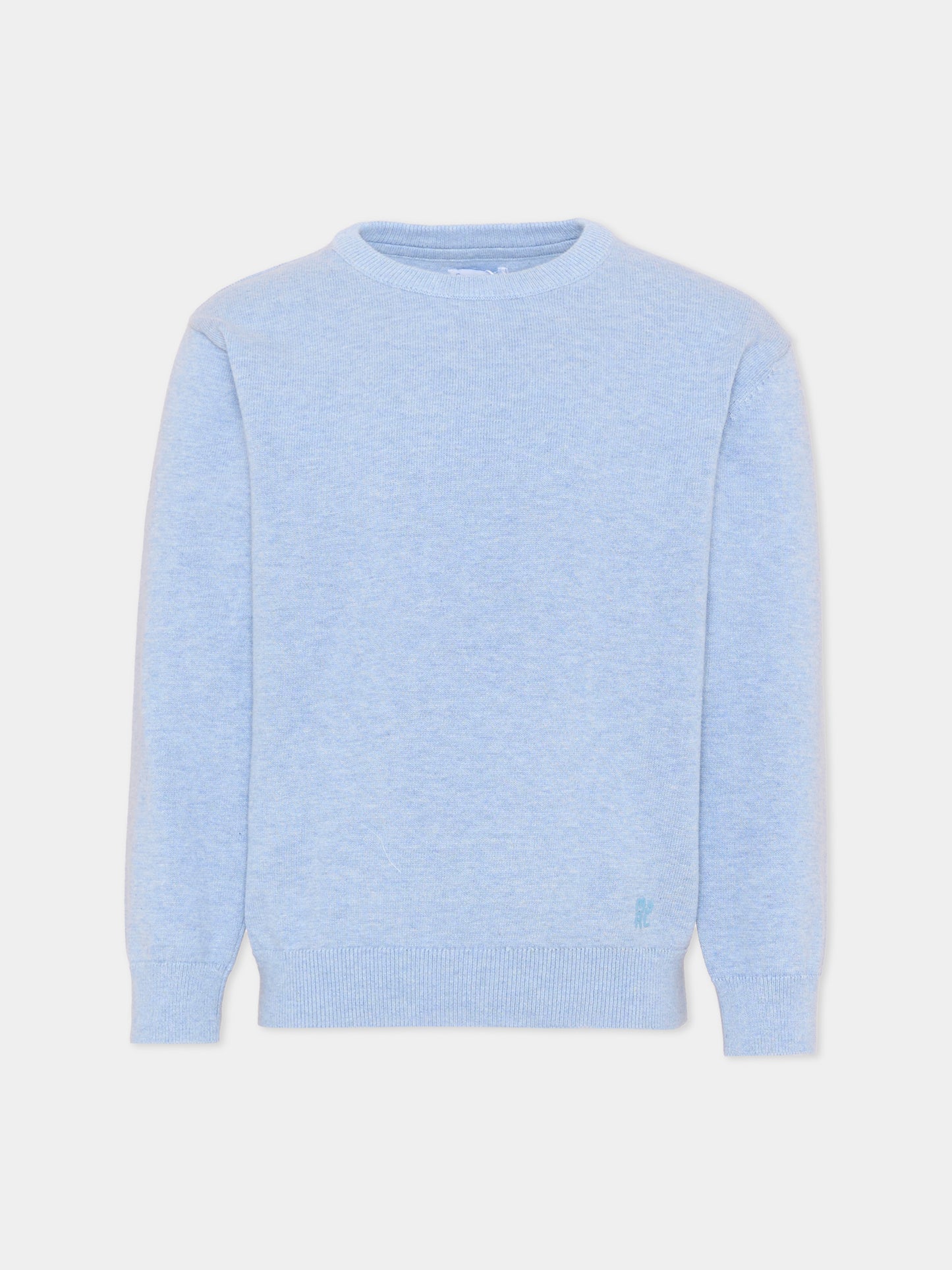 Maglione celeste per bambino tinta unita,Mayoral,323 017