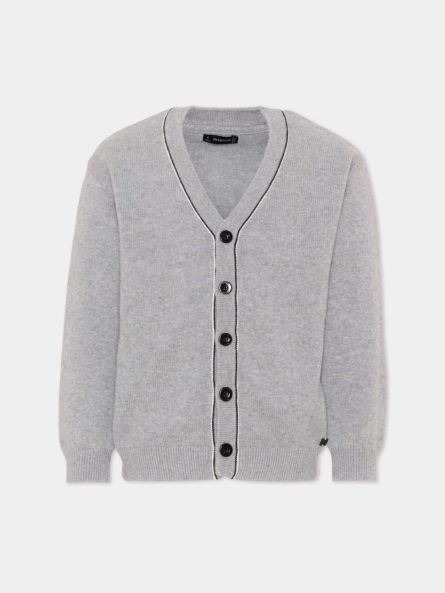 Cardigan grigio per bambino,Mayoral,4302 042