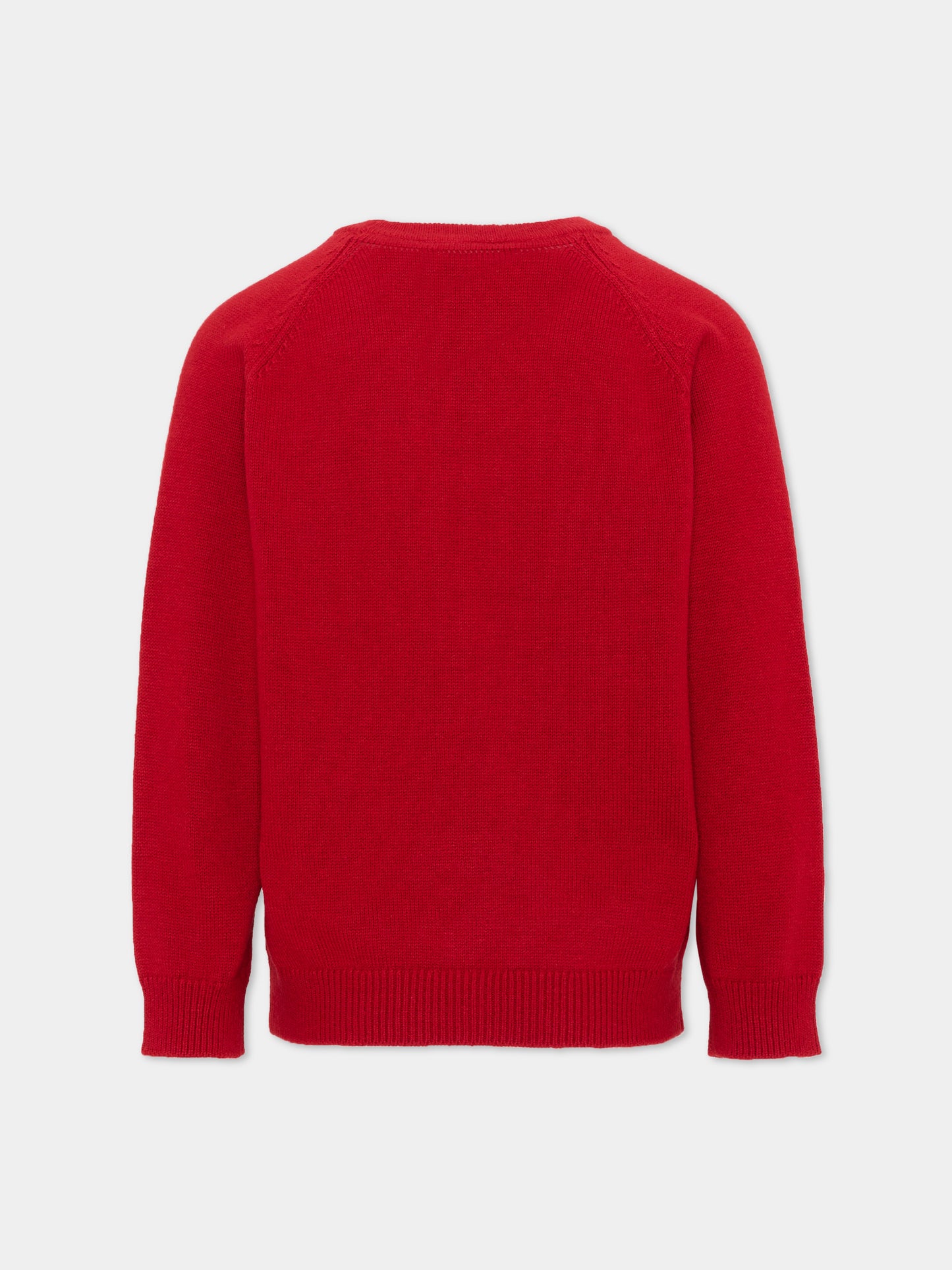 Maglione rosso per bambino con logo,Mayoral,311 010