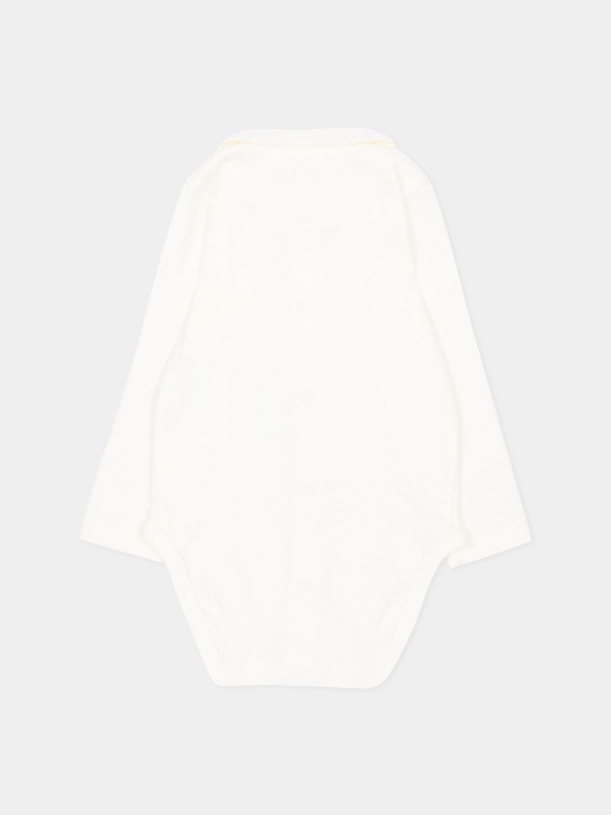 Salopette avorio a righe per neonati,Petit Bateau,A0H9R 01