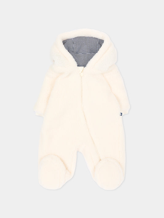 Ecopelliccia avorio per neonati,Petit Bateau,A0ECM 03