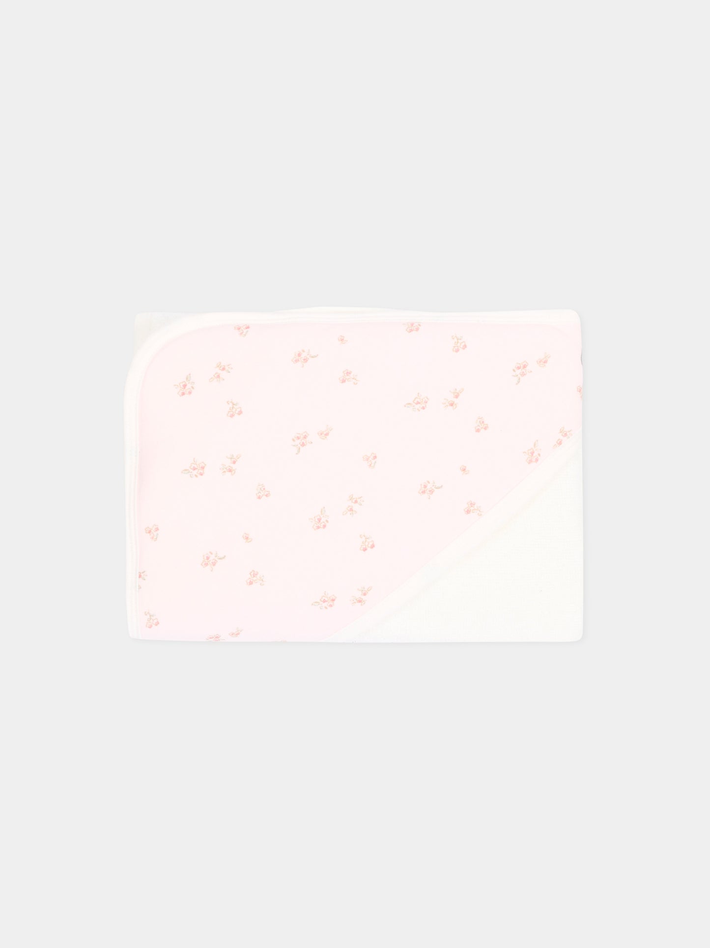 Accappatoio multicolor per neonata floreale,Petit Bateau,A0GM2 01