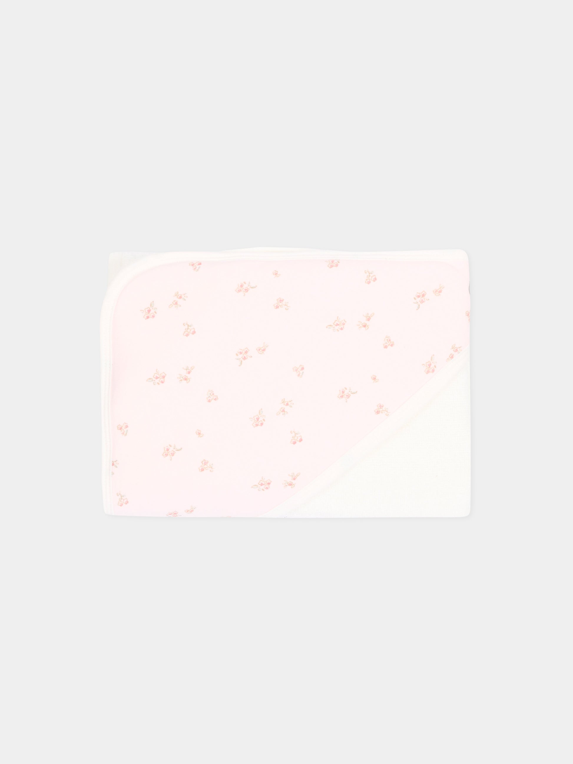 Accappatoio multicolor per neonata floreale,Petit Bateau,A0GM2 01