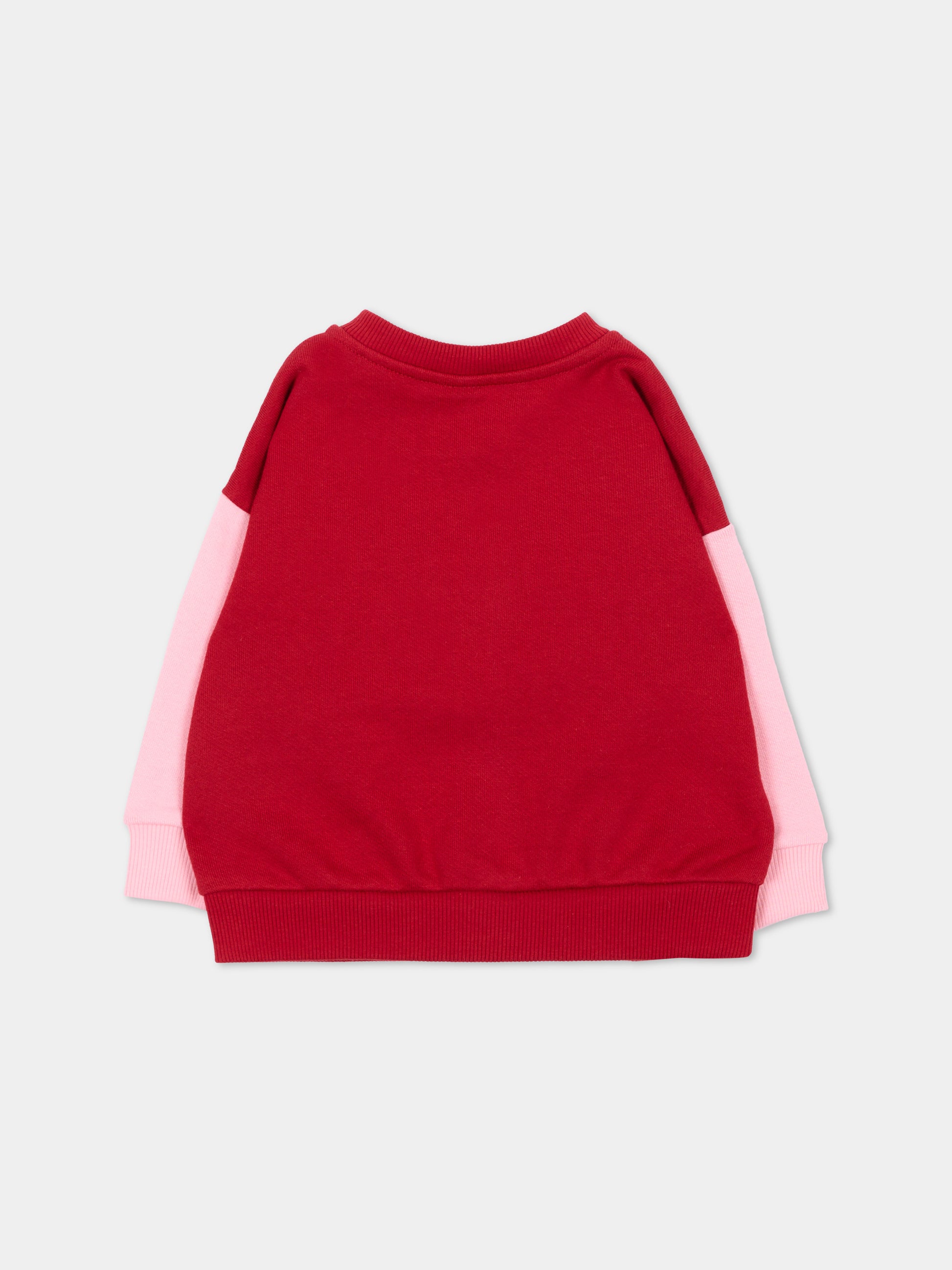 Bomber rosso per neonata con cuore con logo,Petit Bateau,A0GHX 01