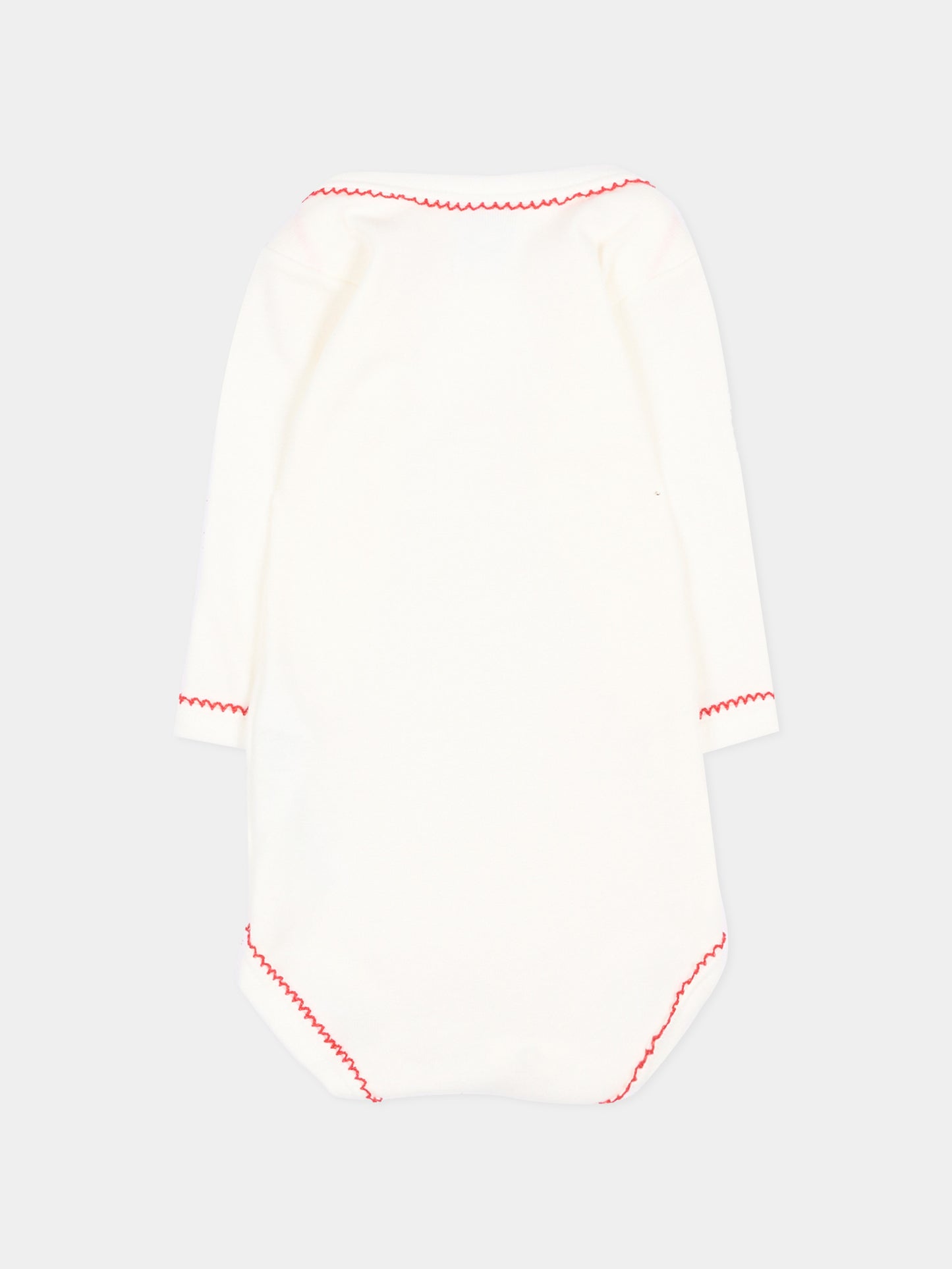 Body multicolor per neonata con cuori,Petit Bateau,A0GYS 00
