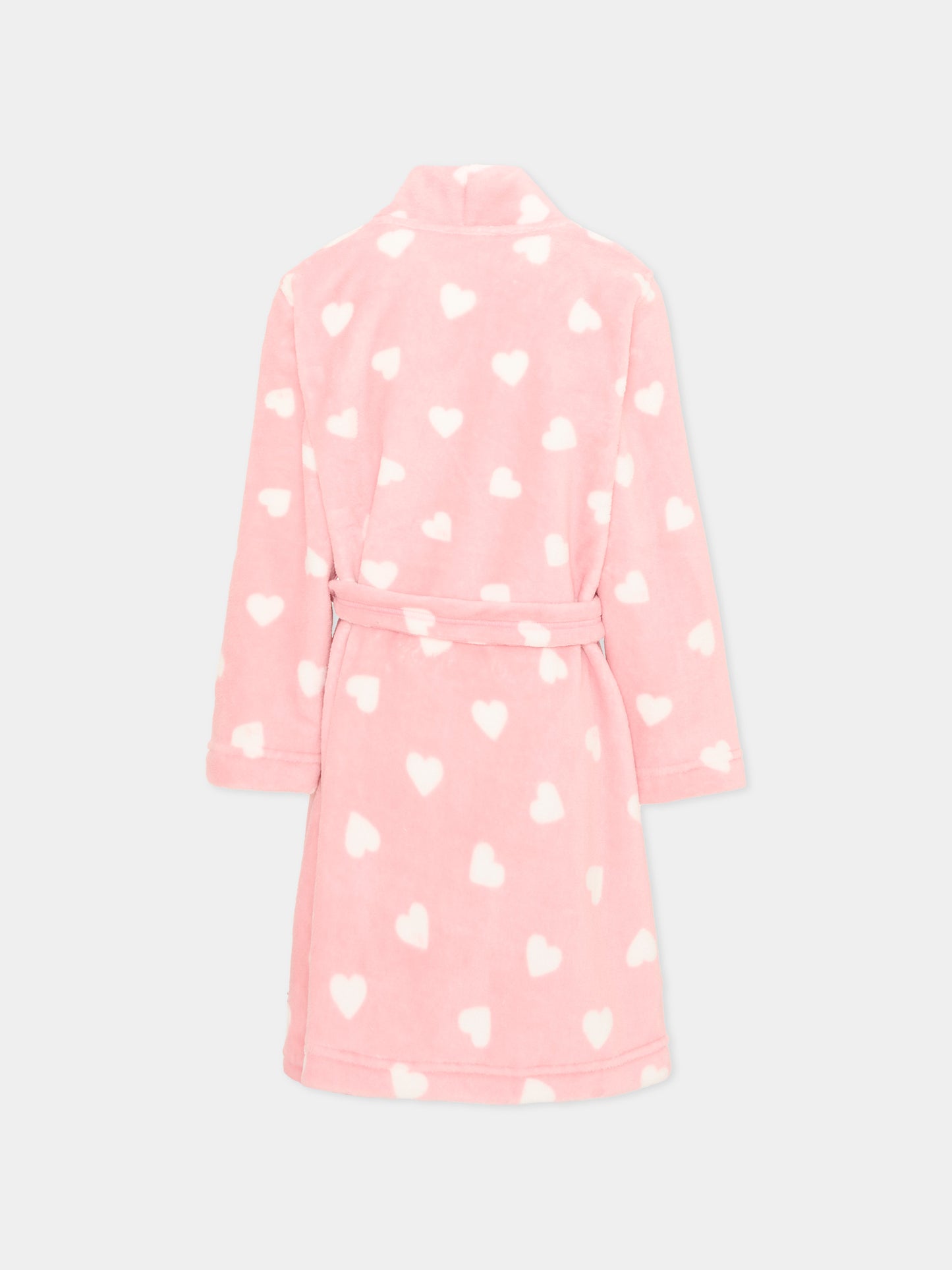 Vestaglia rosa per bambina a cuori,Petit Bateau,A0GDD 02