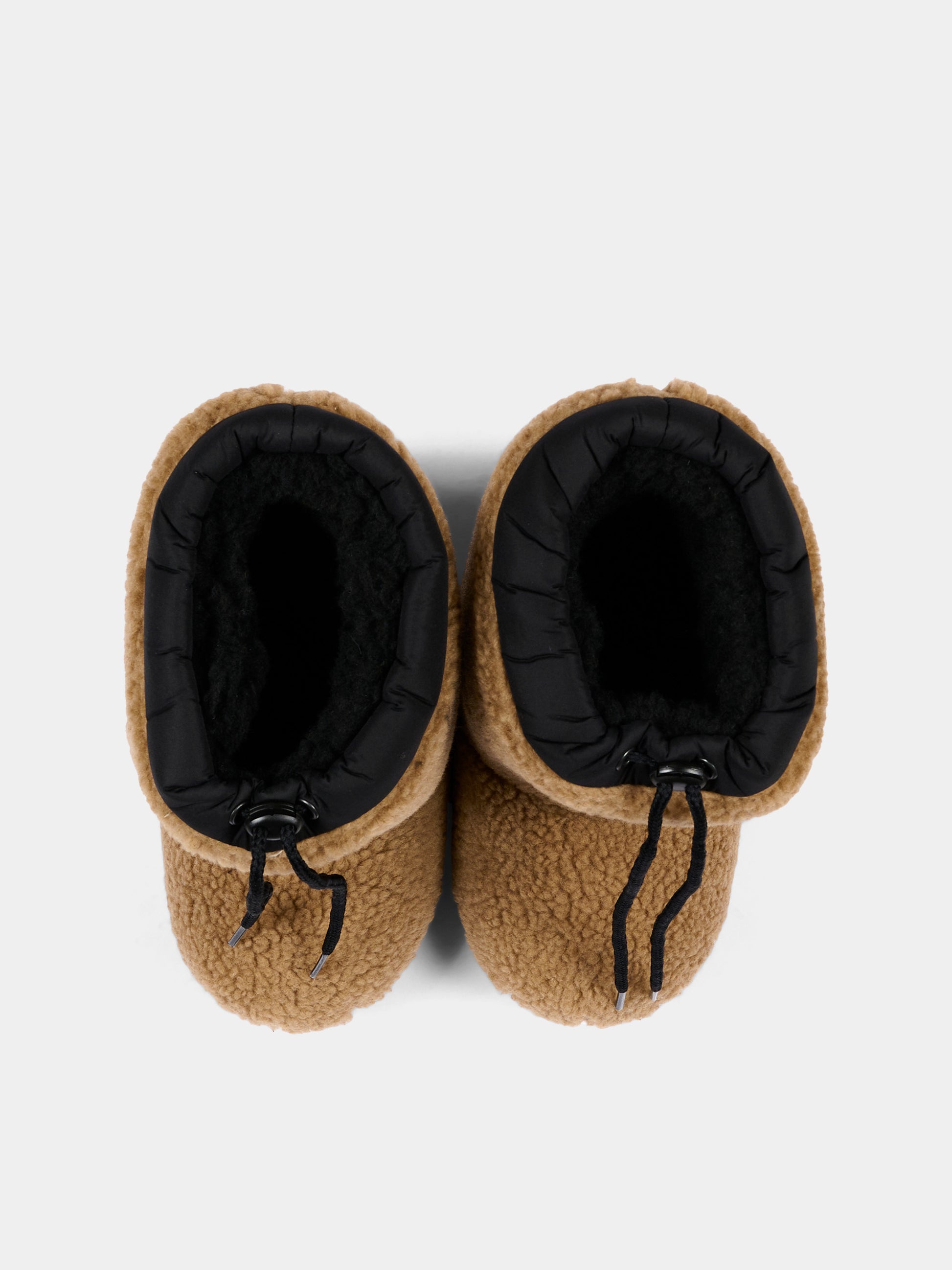 Stivali Neve beige per bambina con logo,Moschino Kids,84294 VAR1