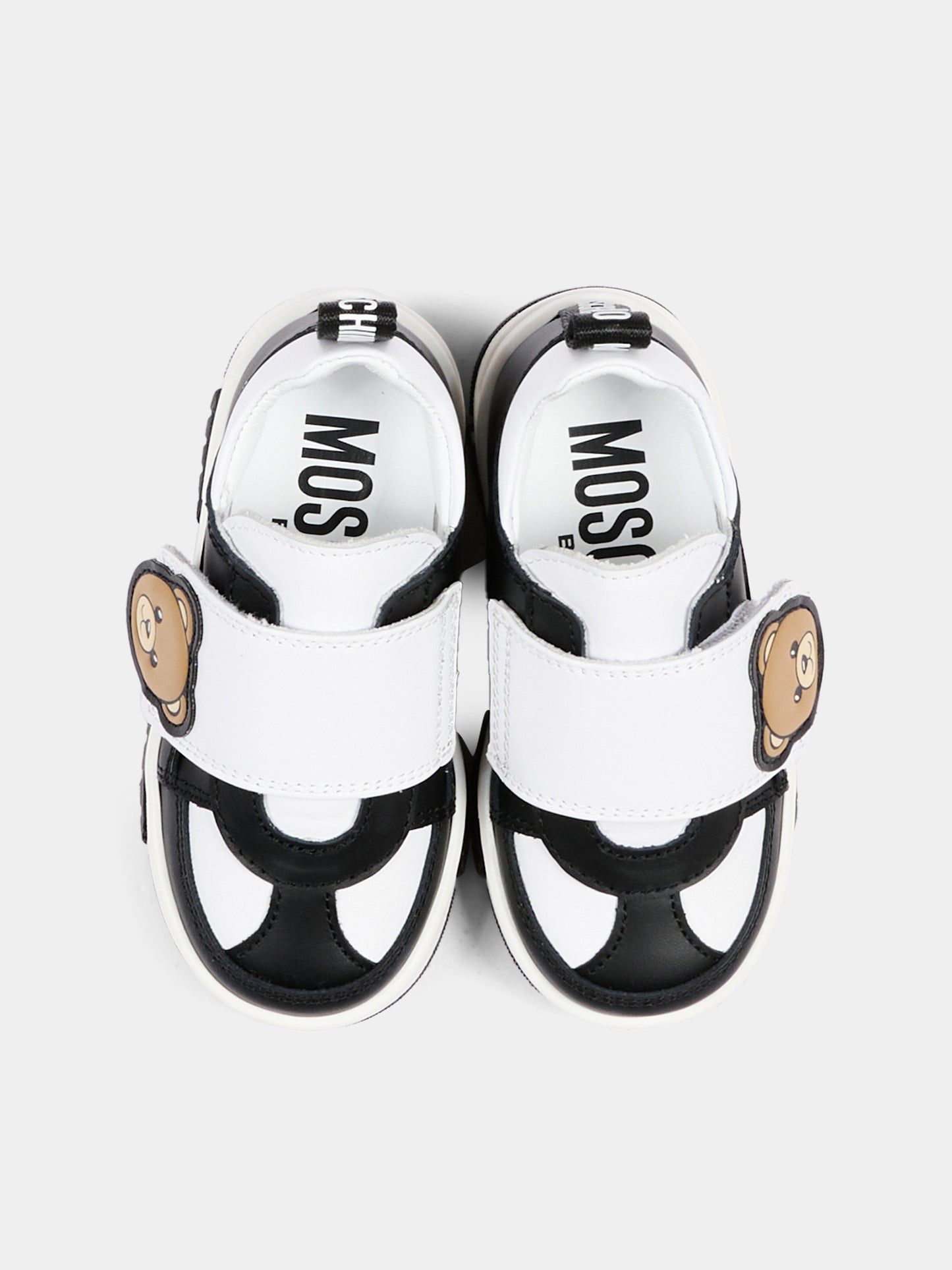 Sneakers nere per bambini con Teddy Bear,Moschino Kids,84138 VAR1