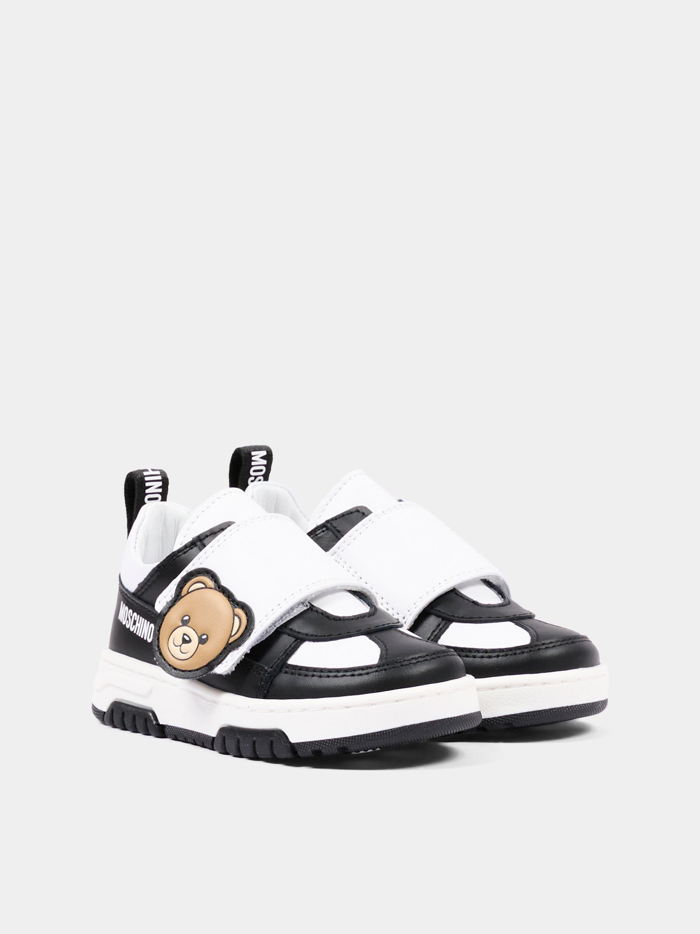 Sneakers nere per bambini con Teddy Bear,Moschino Kids,84138 VAR1