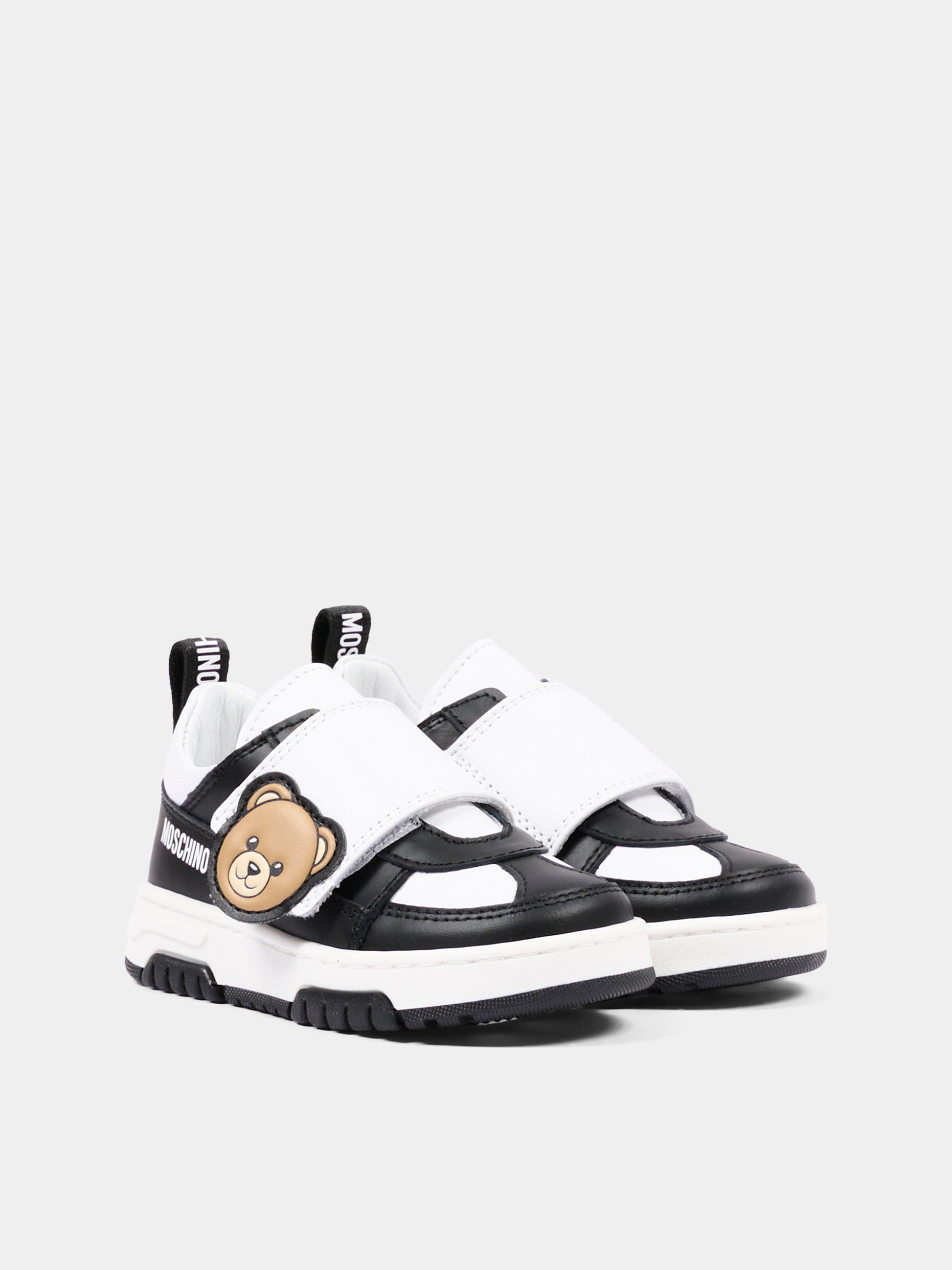 Sneakers nere per bambini con Teddy Bear,Moschino Kids,84138 VAR1