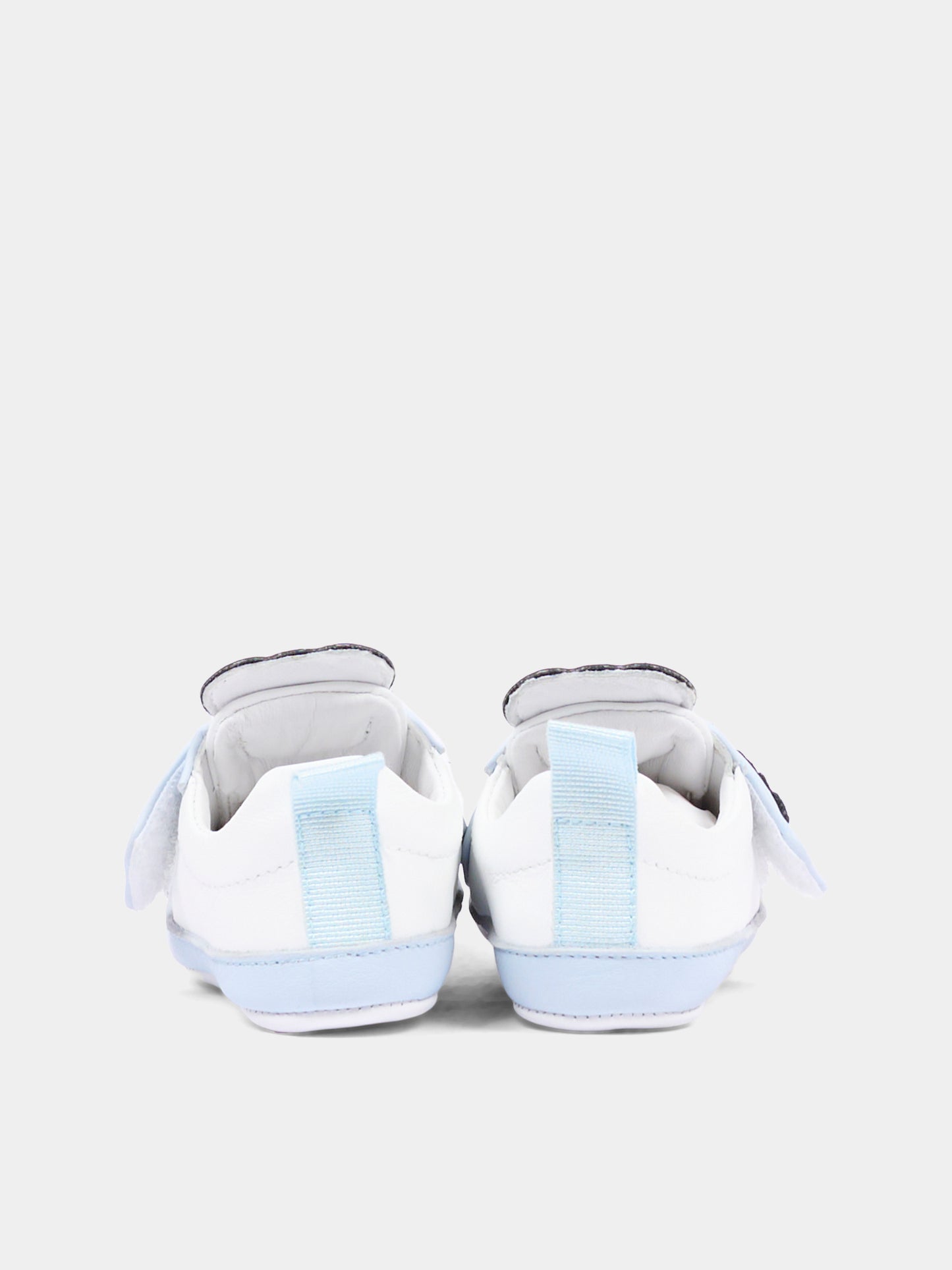 Sneakers celesti per neonato con Teddy Bear,Moschino Kids,84067 VAR2