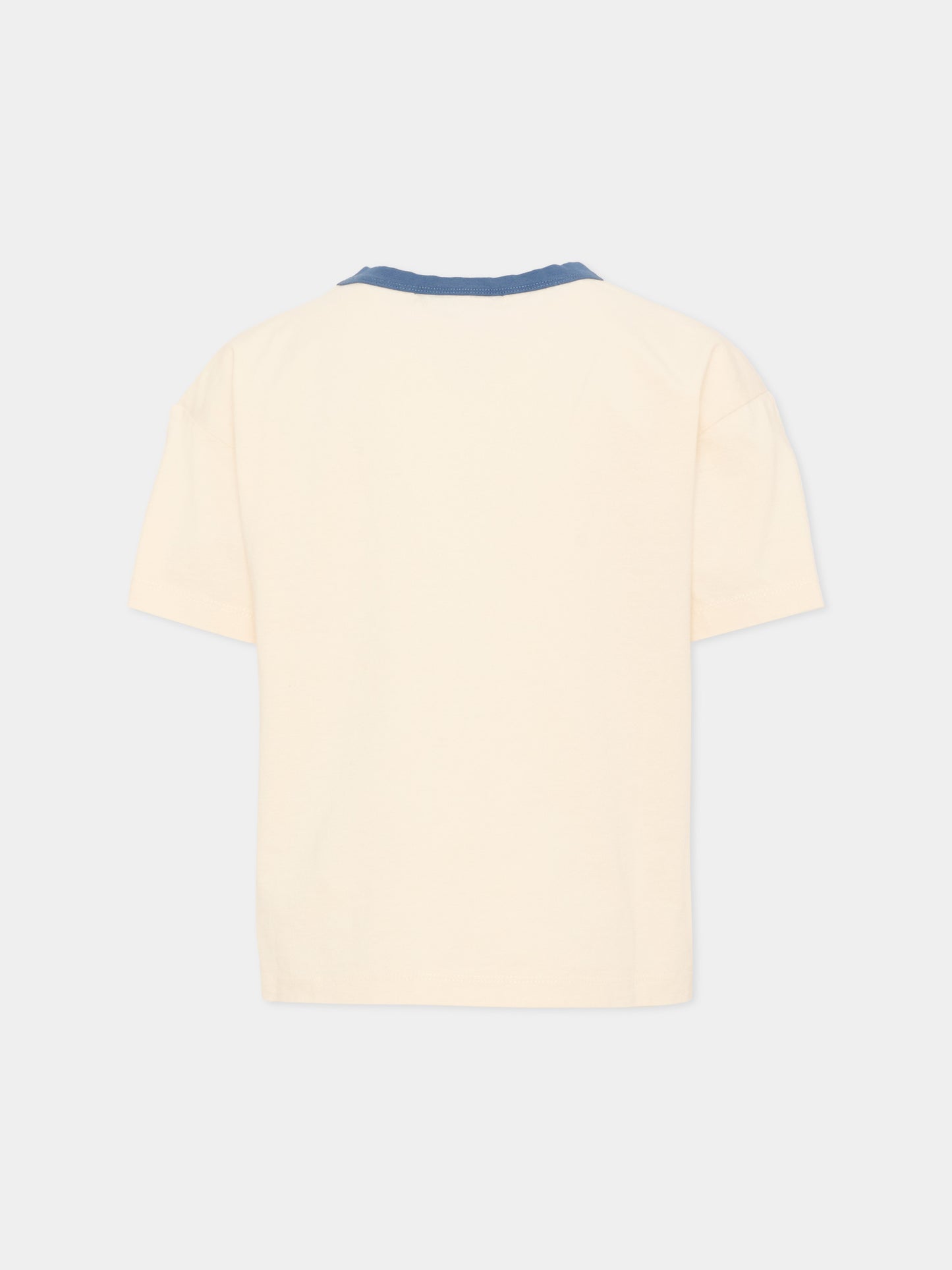 T-Shirt avorio per bambino con fantasmi,Bobo Choses,B226AC005