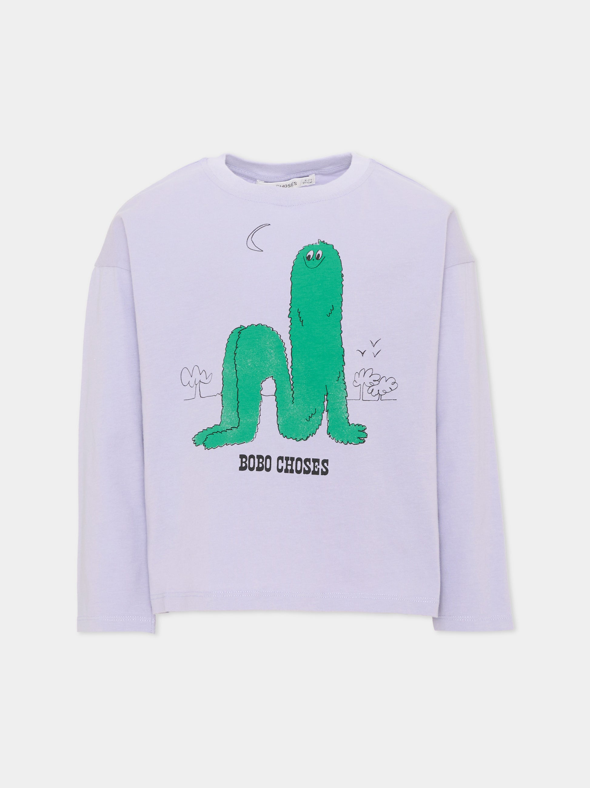 T-Shirt lilla per bambino con stampa,Bobo Choses,B226AC006