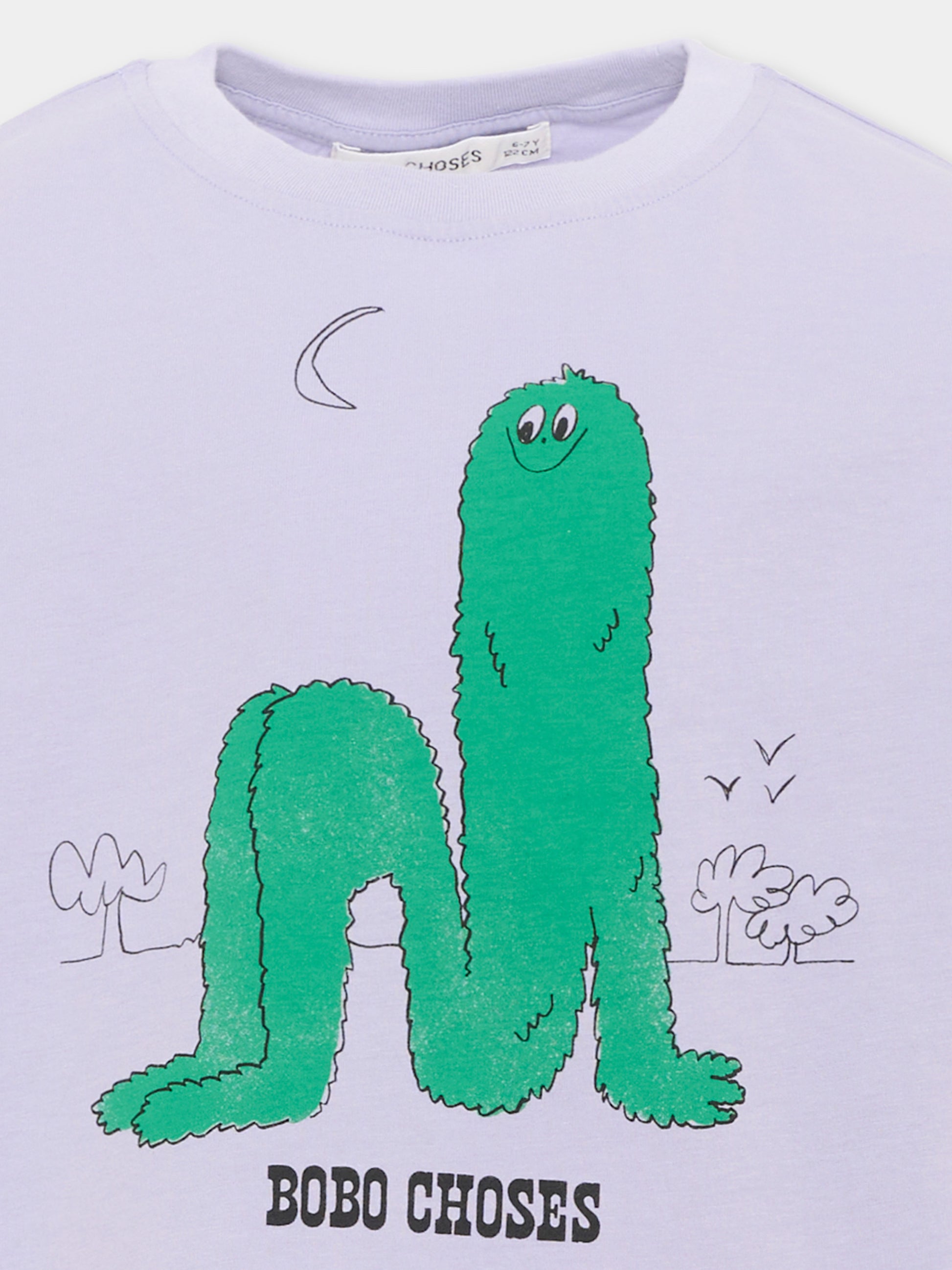 T-Shirt lilla per bambino con stampa,Bobo Choses,B226AC006