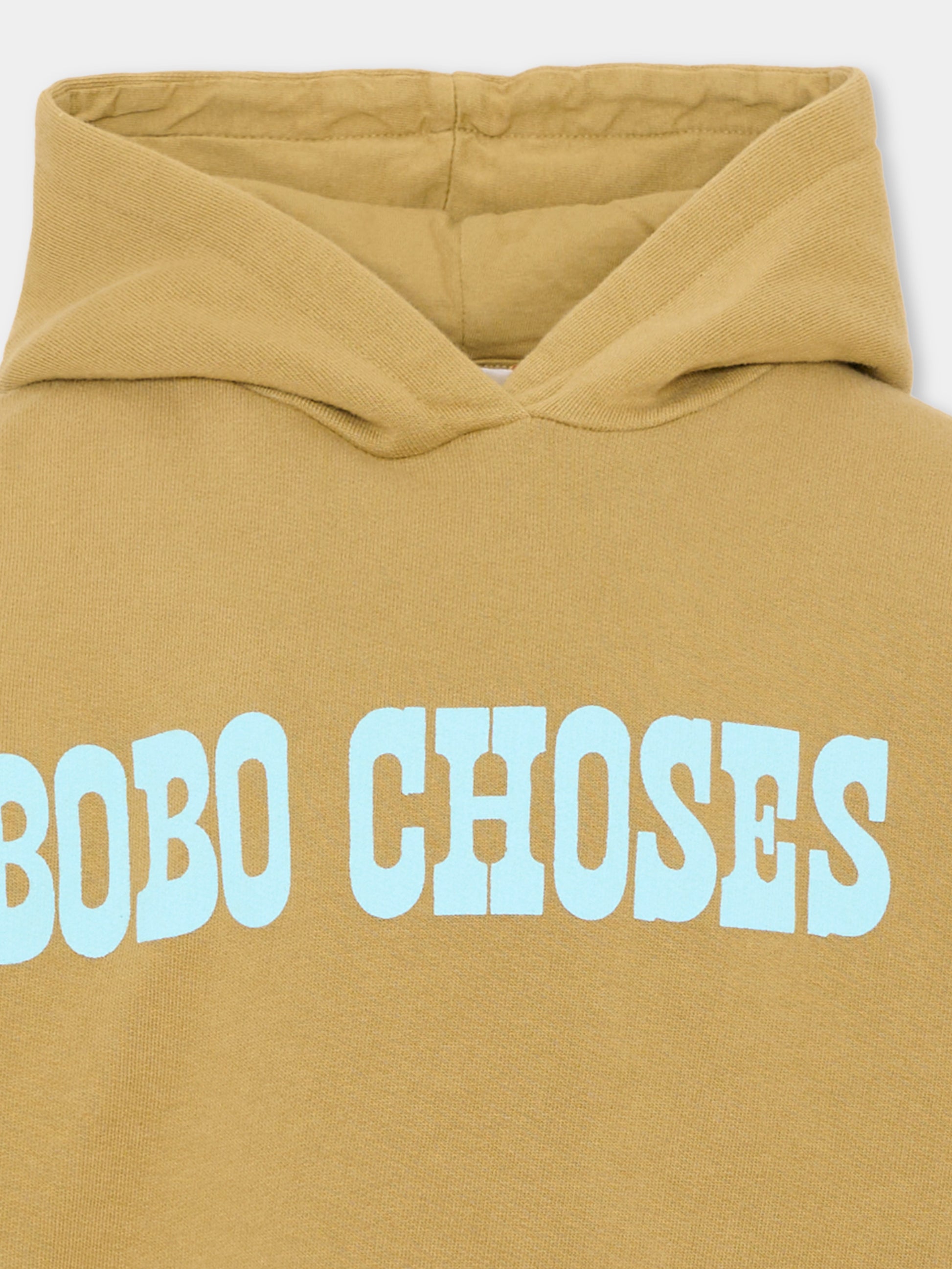 Felpa verde per bambino con logo,Bobo Choses,B226AC048
