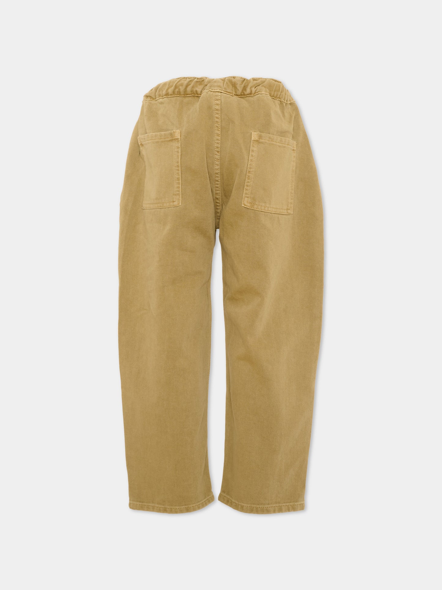Pantaloni beige per bambino con logo,Bobo Choses,B226AC072