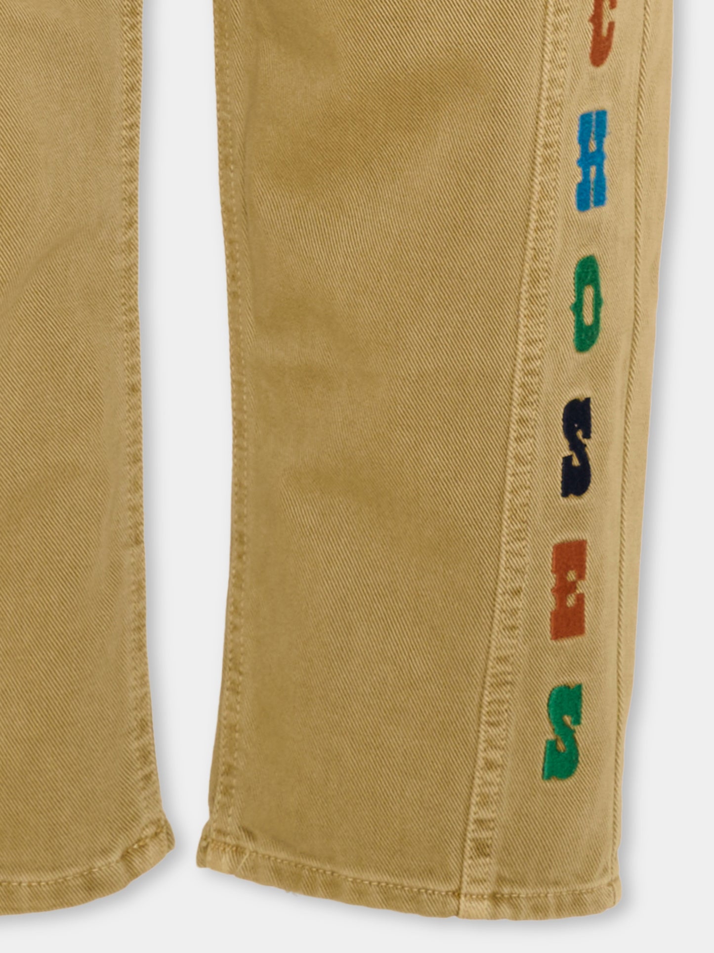 Pantaloni beige per bambino con logo,Bobo Choses,B226AC072