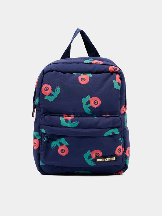 Zaino blu per bambina con stampa,Bobo Choses,B226AH044