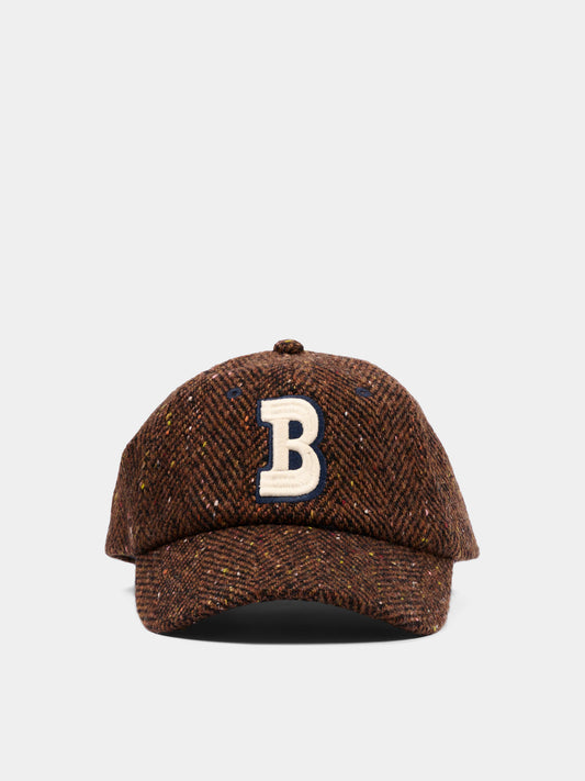 Cappello marrone per bambini con logo,Bobo Choses,B226AI034