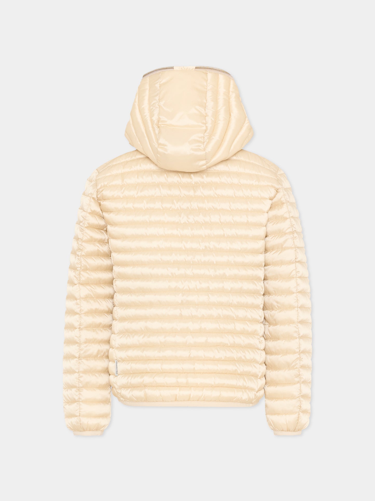 Piumino beige Rosy per bambini,Save The Duck Kids,J32310G IRIS20 40034