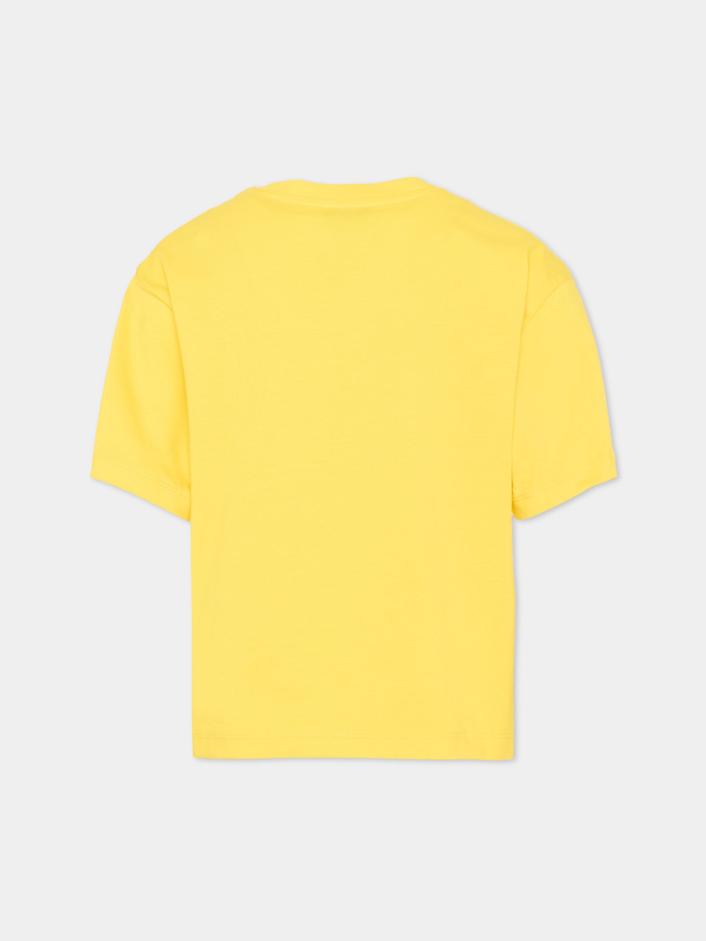 T-Shirt gialla per bambini con logo,Marc Jacobs,W60455 526