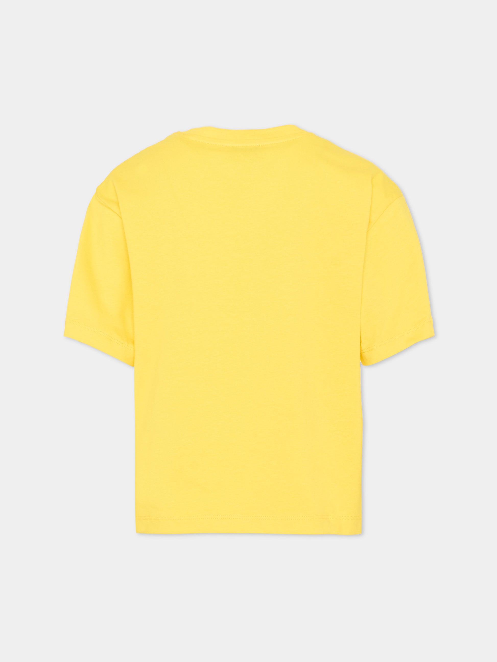 T-Shirt gialla per bambini con logo,Marc Jacobs,W60455 526