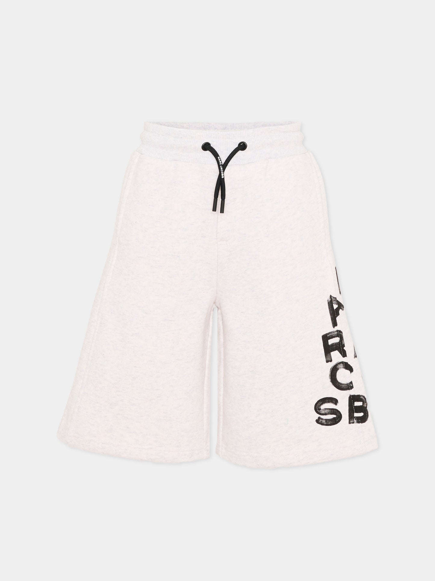 Shorts sportivi grigi per bambino con logo,Marc Jacobs,W60480 C23