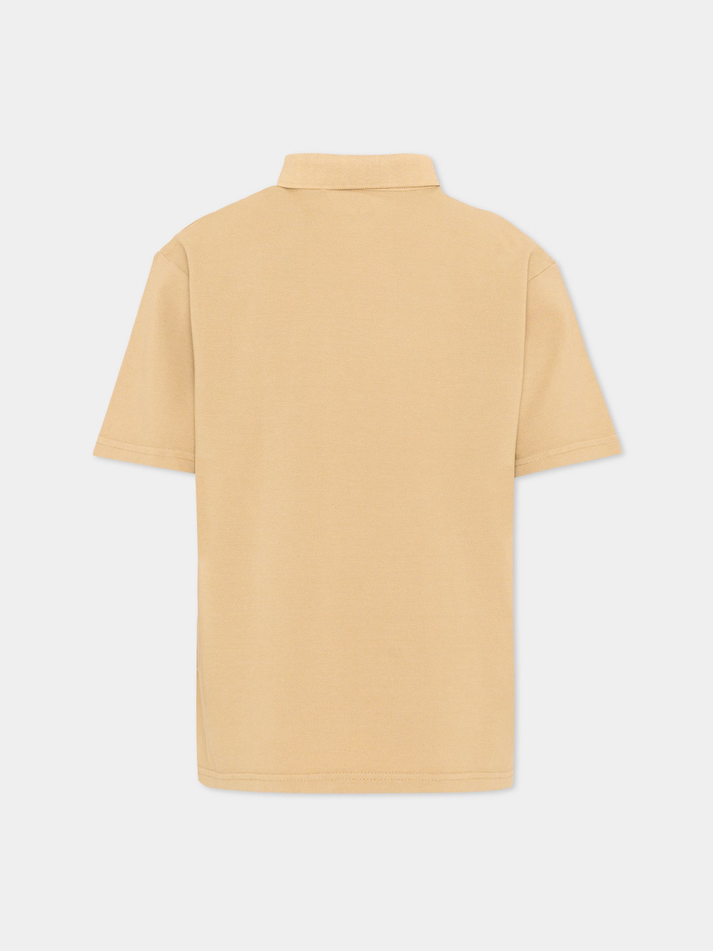 Polo beige per bambino con logo,Timberland,T60442 276