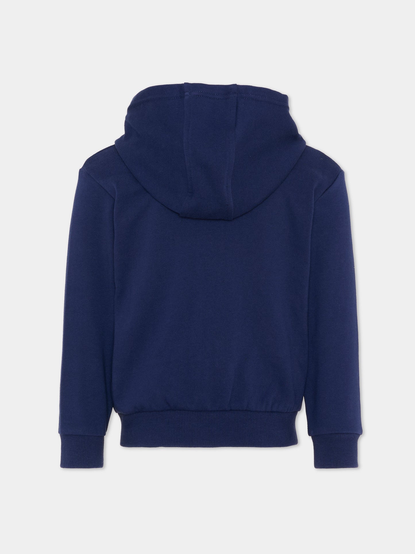 Felpa blu per bambino con logo,Timberland,T60487 84N