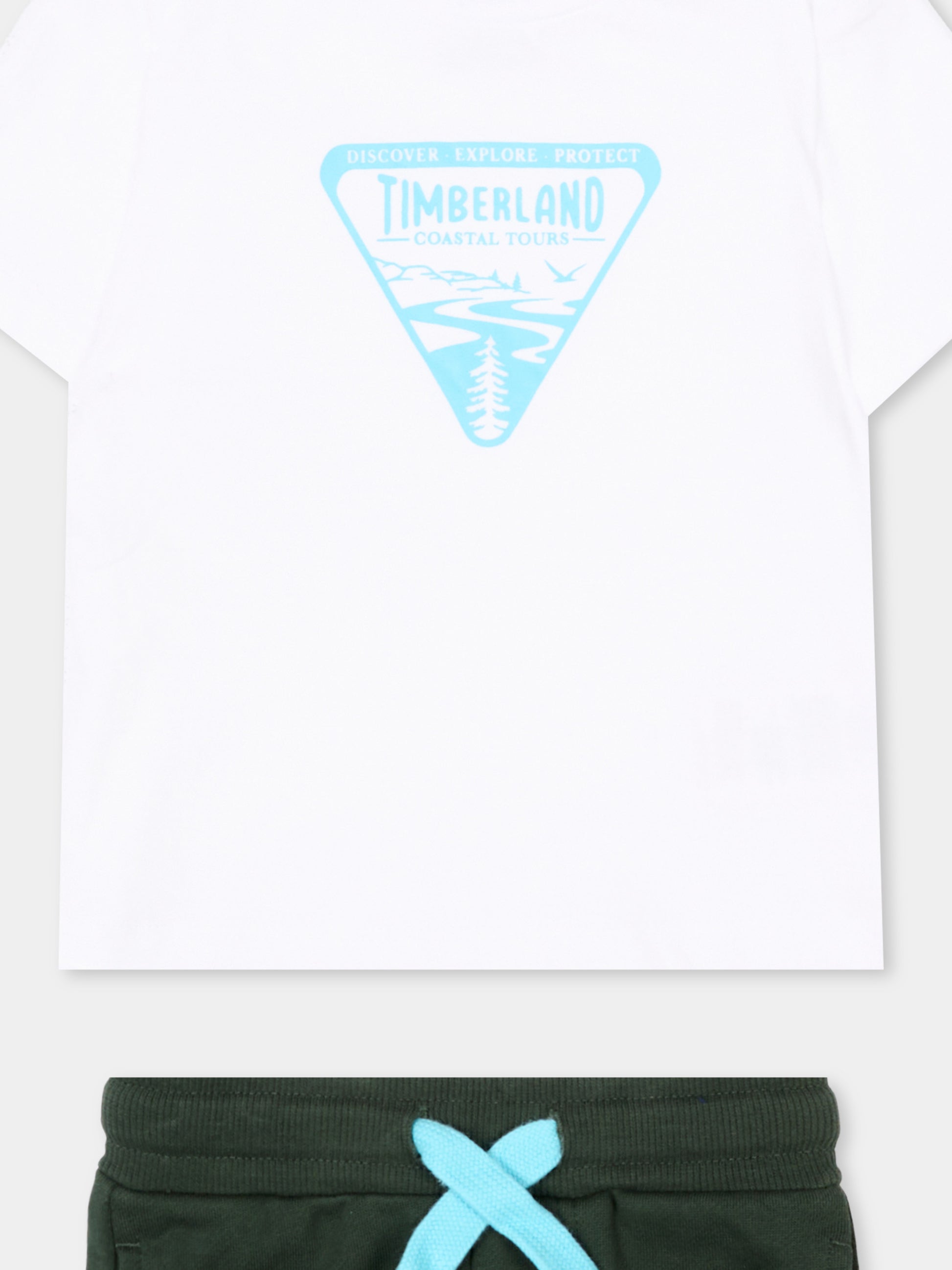 Completo sportivo verde per neonato,Timberland,T60503 72A