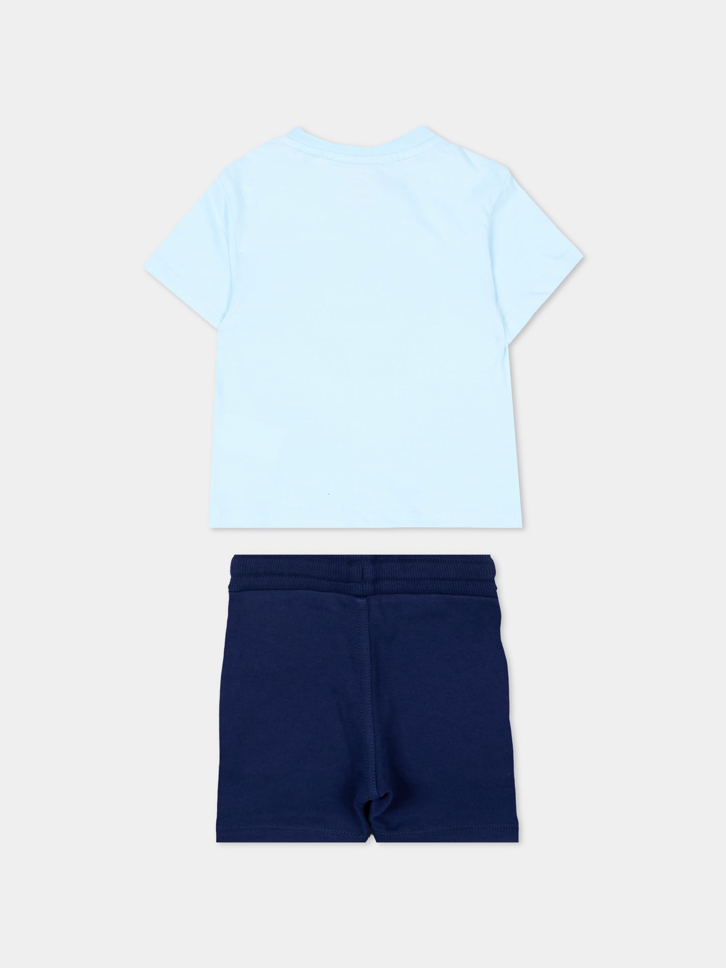 Completo sportivo blu per neonato logo,Timberland,T60503 84N