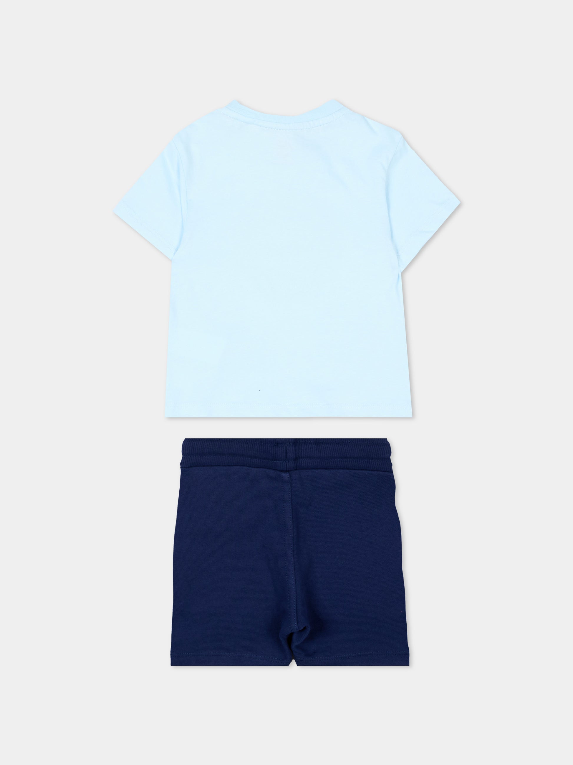 Completo sportivo blu per neonato logo,Timberland,T60503 84N