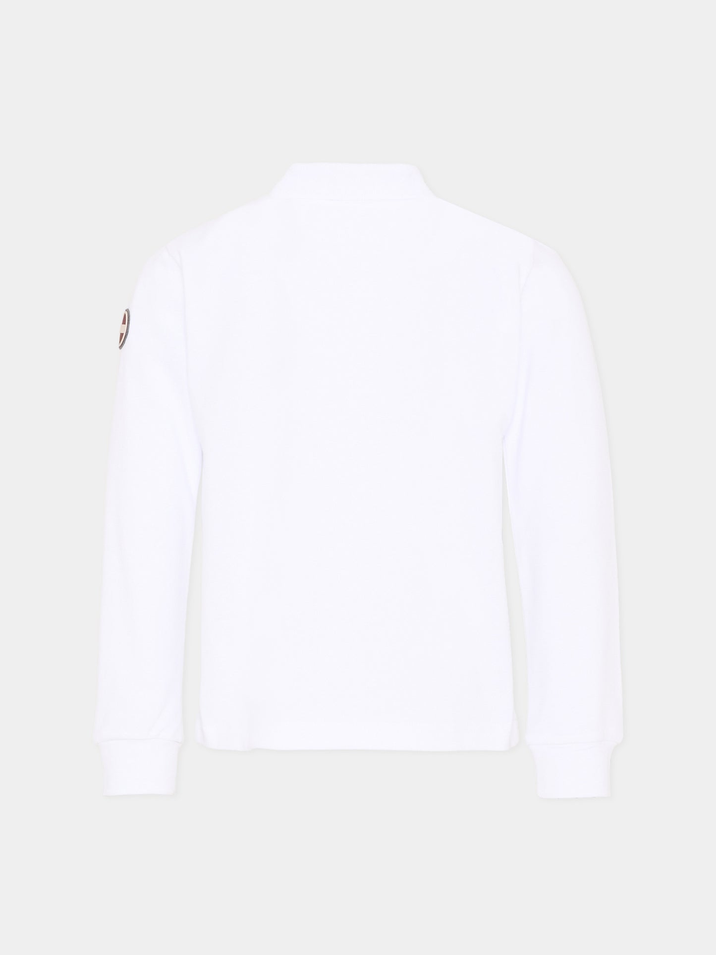 Polo bianca per bambino con logo,Colmar Originals Kids,3588R 4SH 01