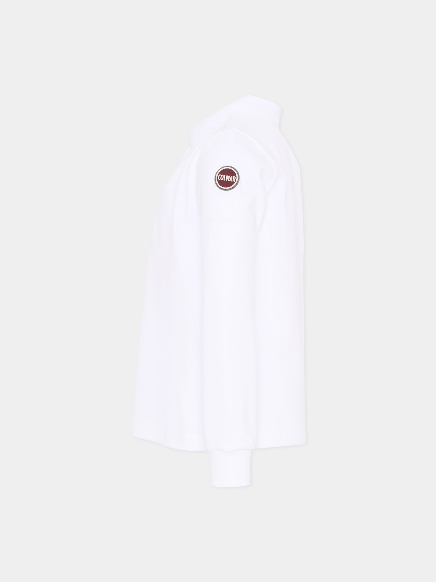 Polo bianca per bambino con logo,Colmar Originals Kids,3588R 4SH 01