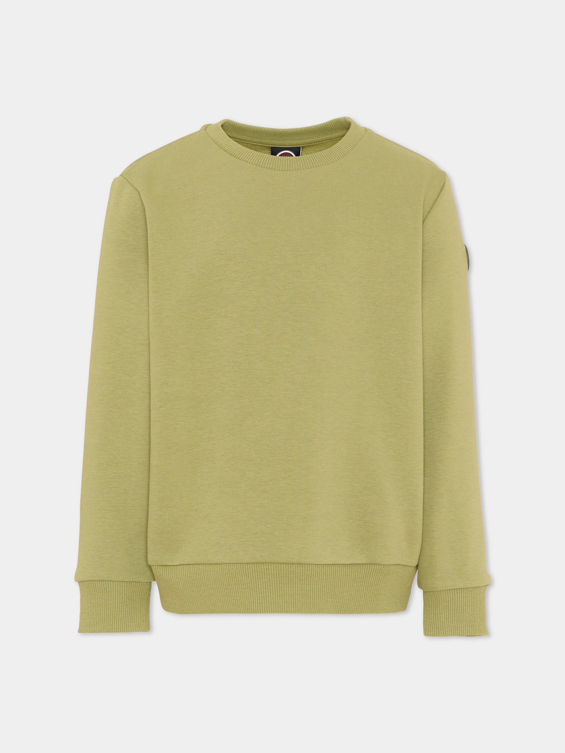 Felpa verde per bambino con logo,Colmar Originals Kids,3680N 1WX 735